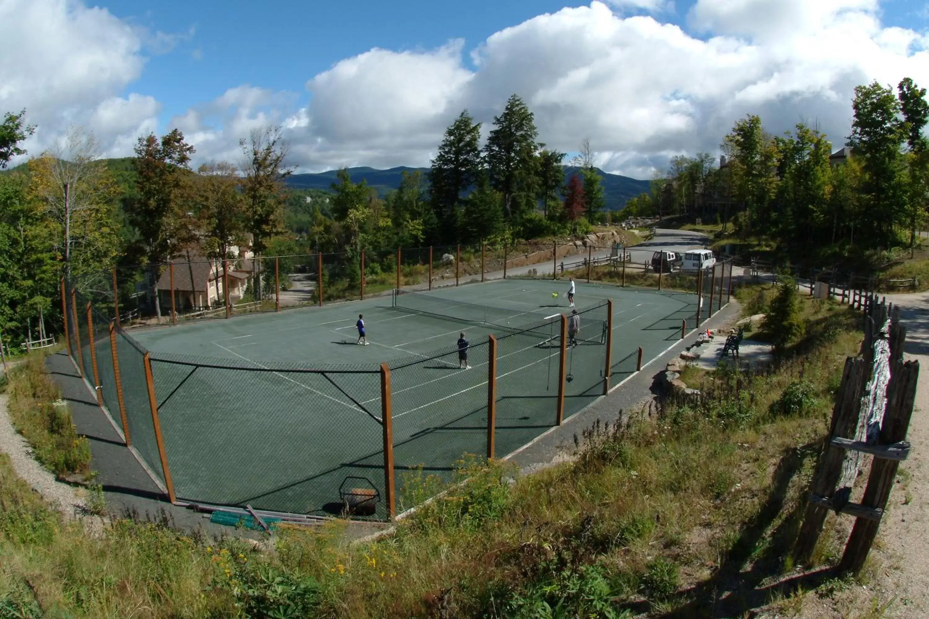 View (from property/room), Tennis/Squash in Cap Tremblant Mountain Resort