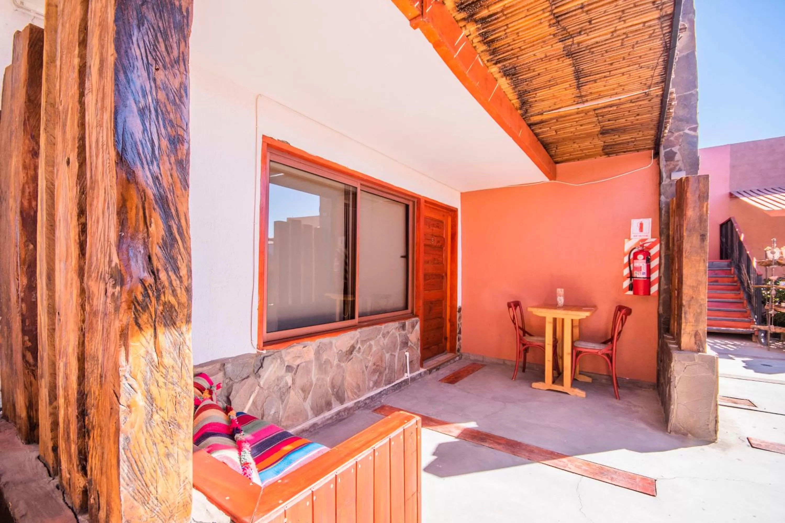 Seating area in Hotel Casa Algarrobo