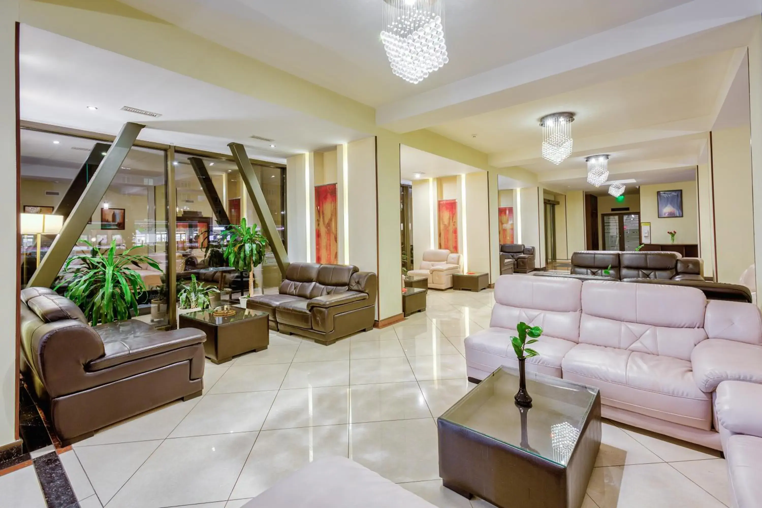 Seating Area in Golden Time Hotel