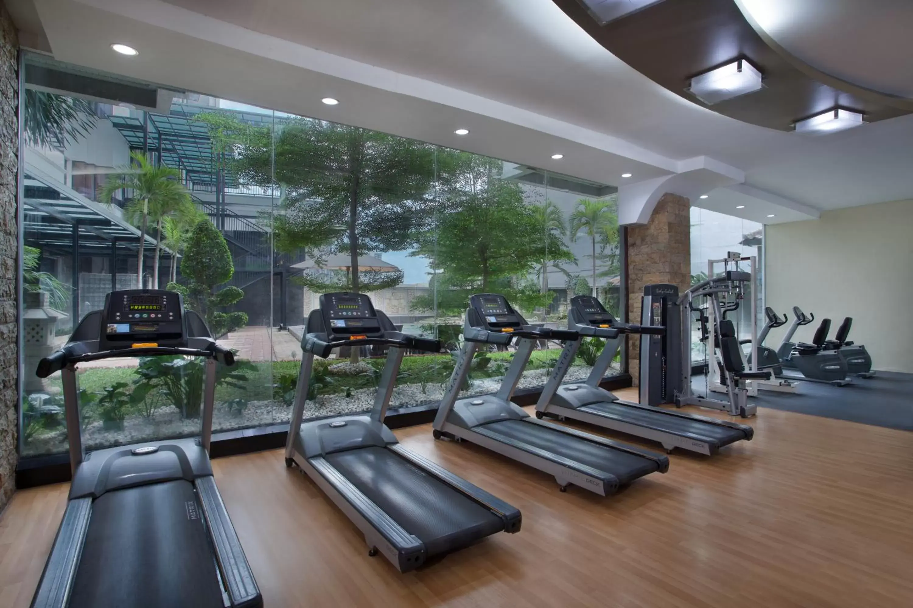 Fitness centre/facilities in AIHO Hotel Medan Fitness centre/facilities in AIHO Hotel Medan