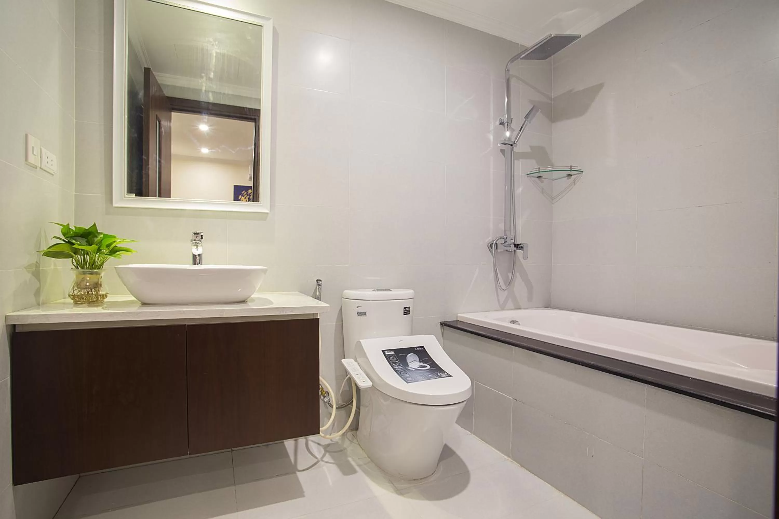 Shower in Newsky Serviced Apartment