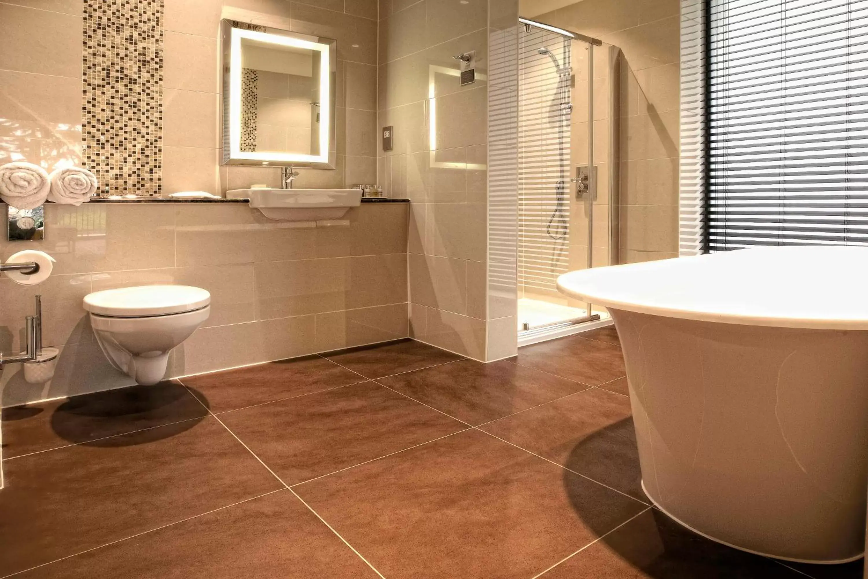 Bathroom in Wivenhoe House Hotel