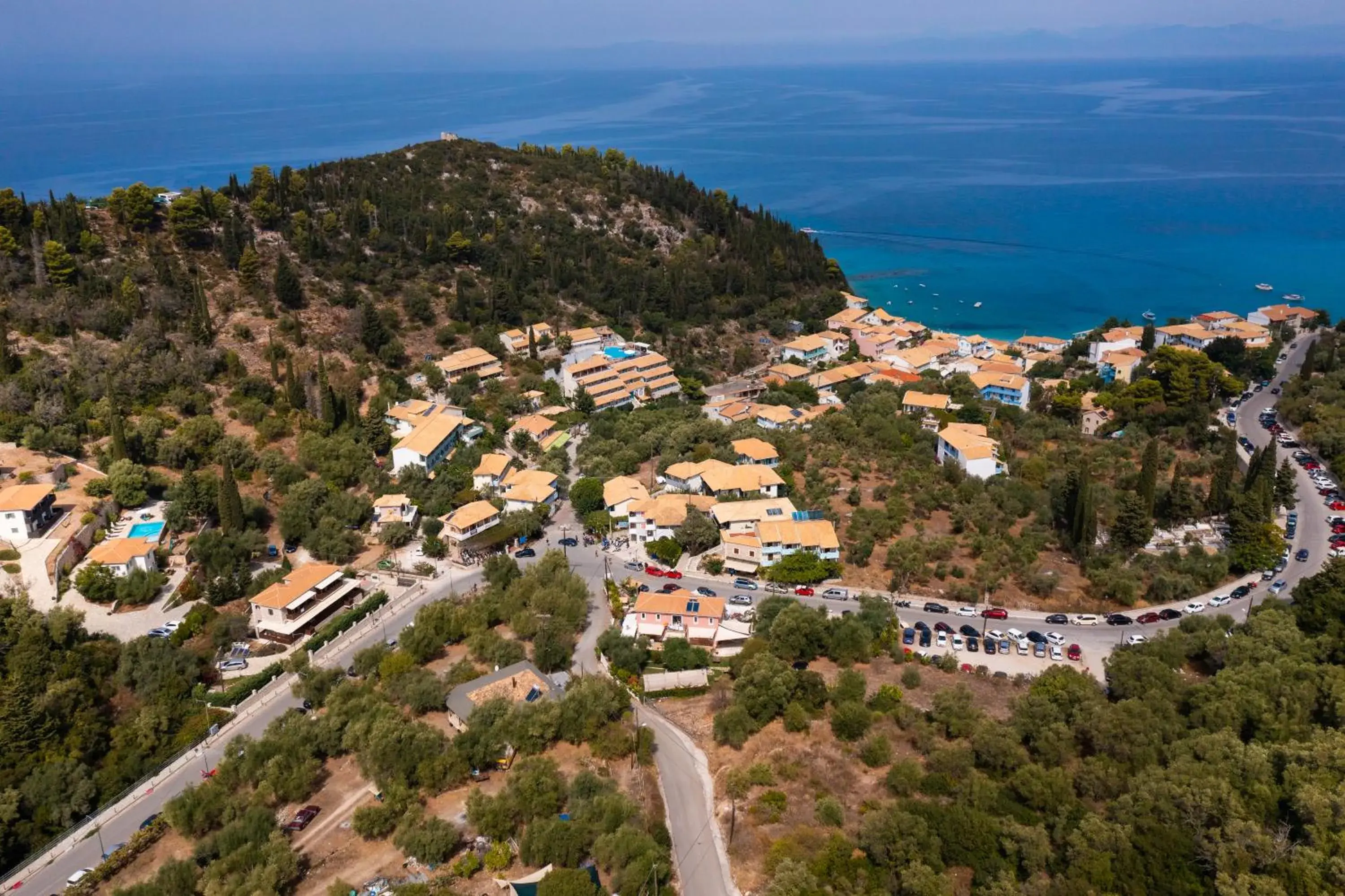 Bird's eye view, Bird's-eye View in Santa Marina Hotel