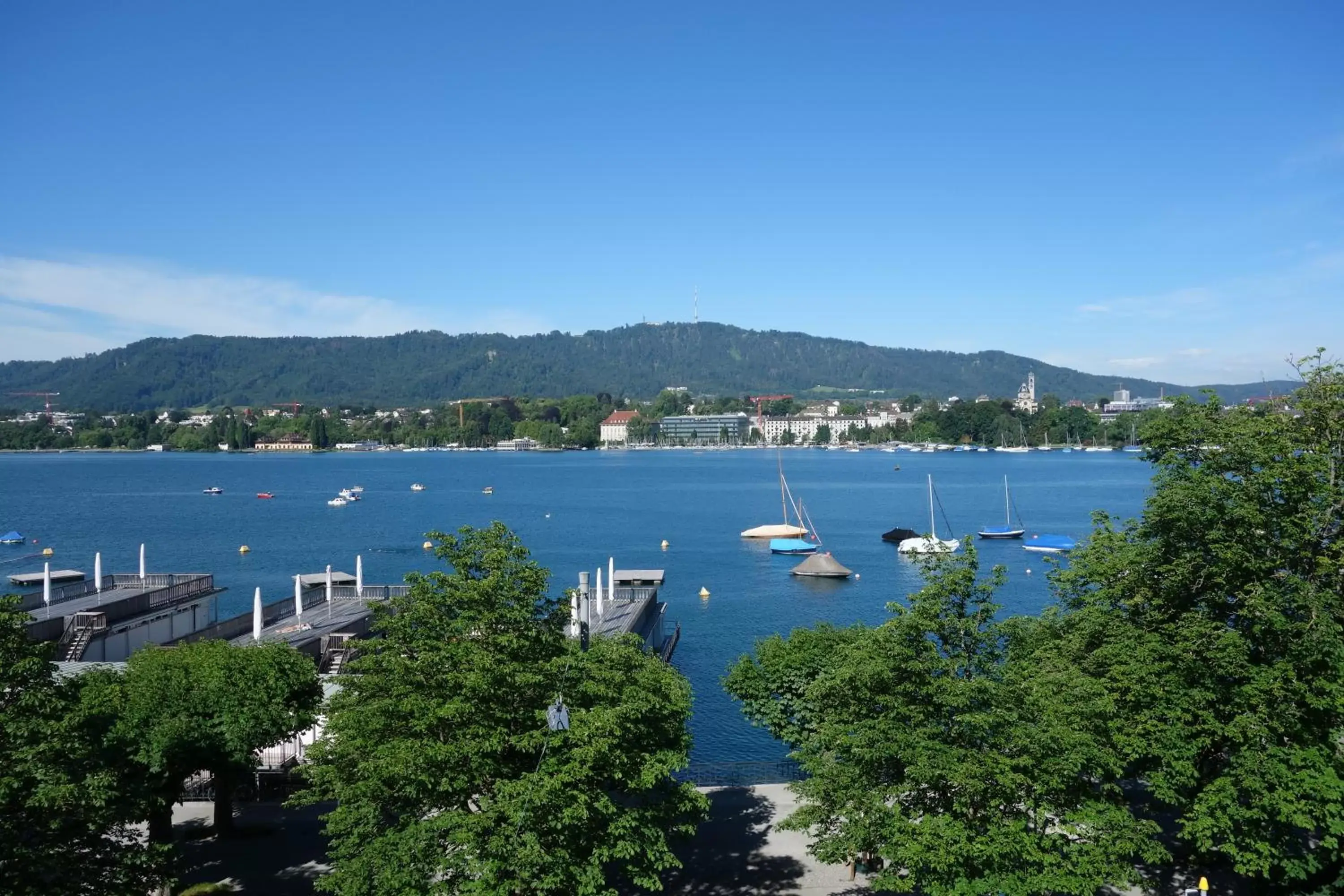 View (from property/room), River View in AMERON Zürich Bellerive au Lac