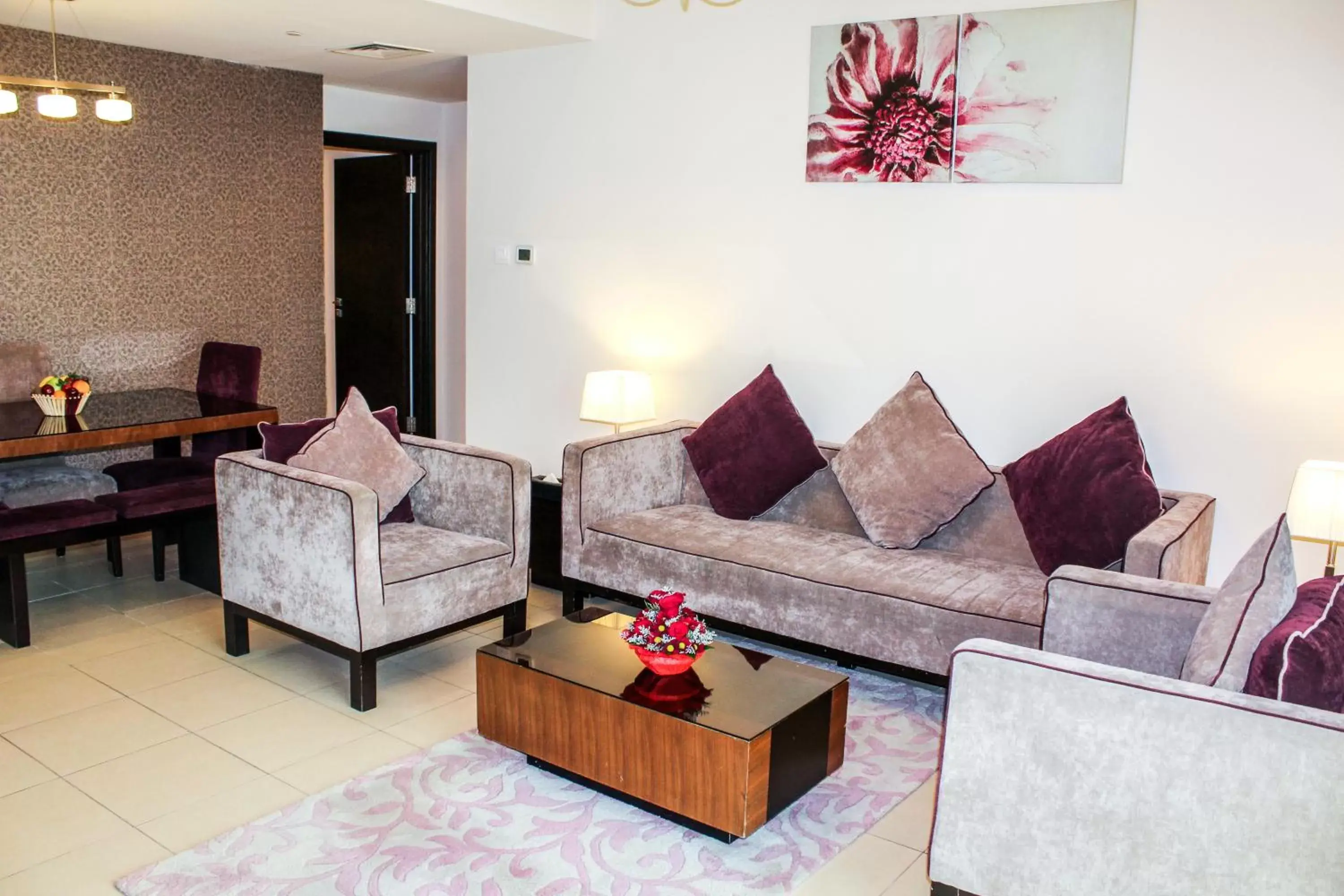 Living room in Dunes Hotel Apartment Oud Metha, Bur Dubai Living room in Dunes Hotel Apartment Oud Metha, Bur Dubai