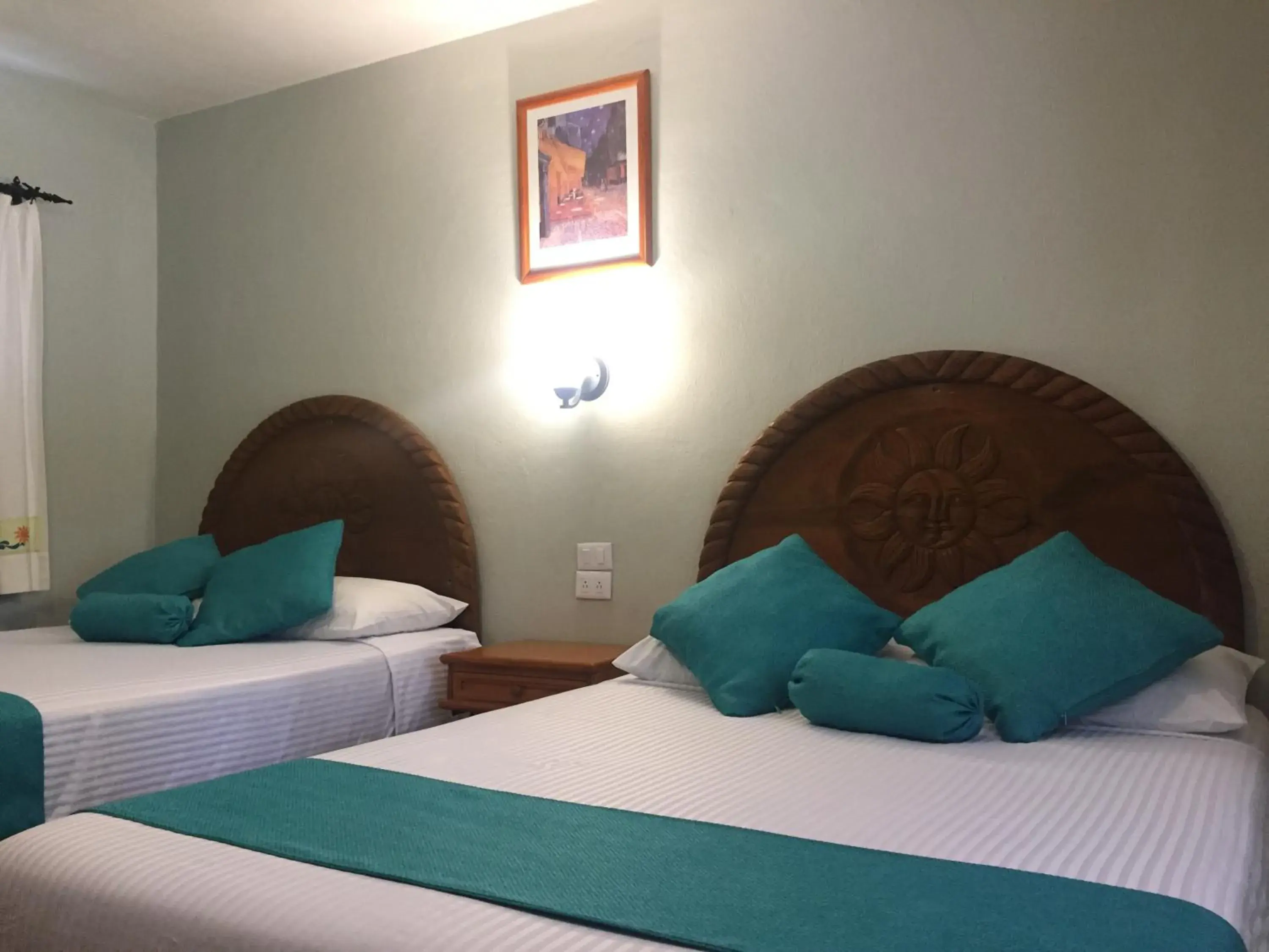 Bed in Hotel San Ramon