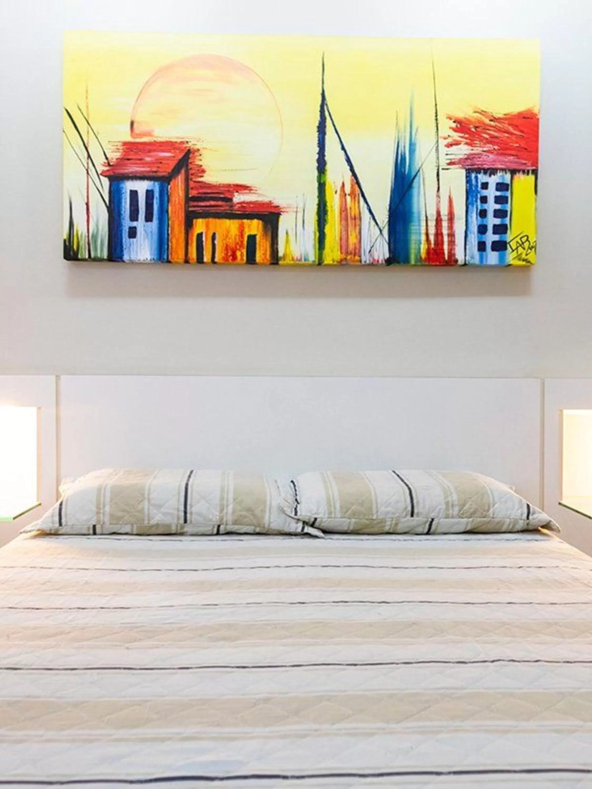 Bed in VOA Plazza Hotel