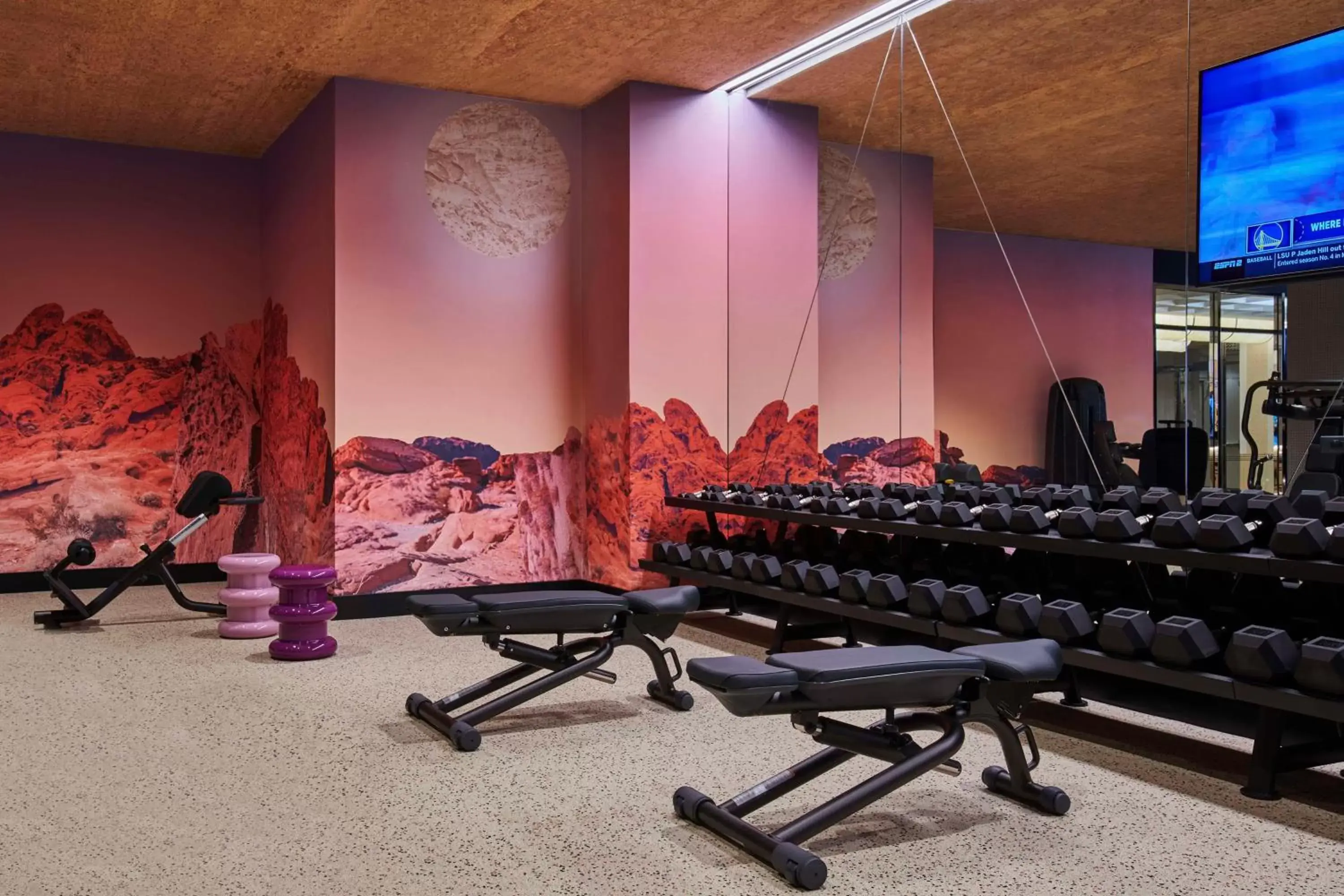 Fitness centre/facilities, Fitness Center/Facilities in Virgin Hotels Las Vegas, Curio Collection by Hilton