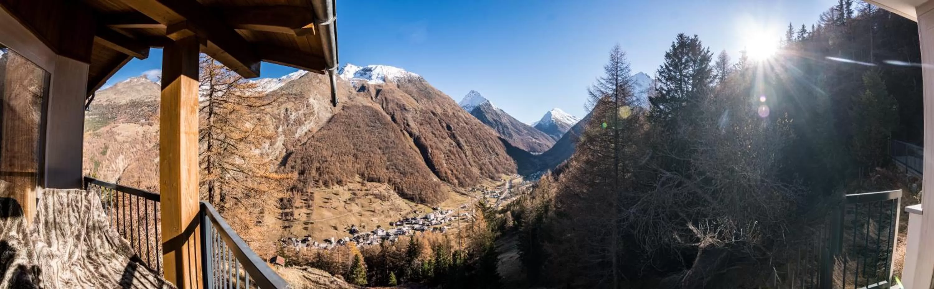 Mountain View in Waldhotel Fletschhorn Saas-Fee