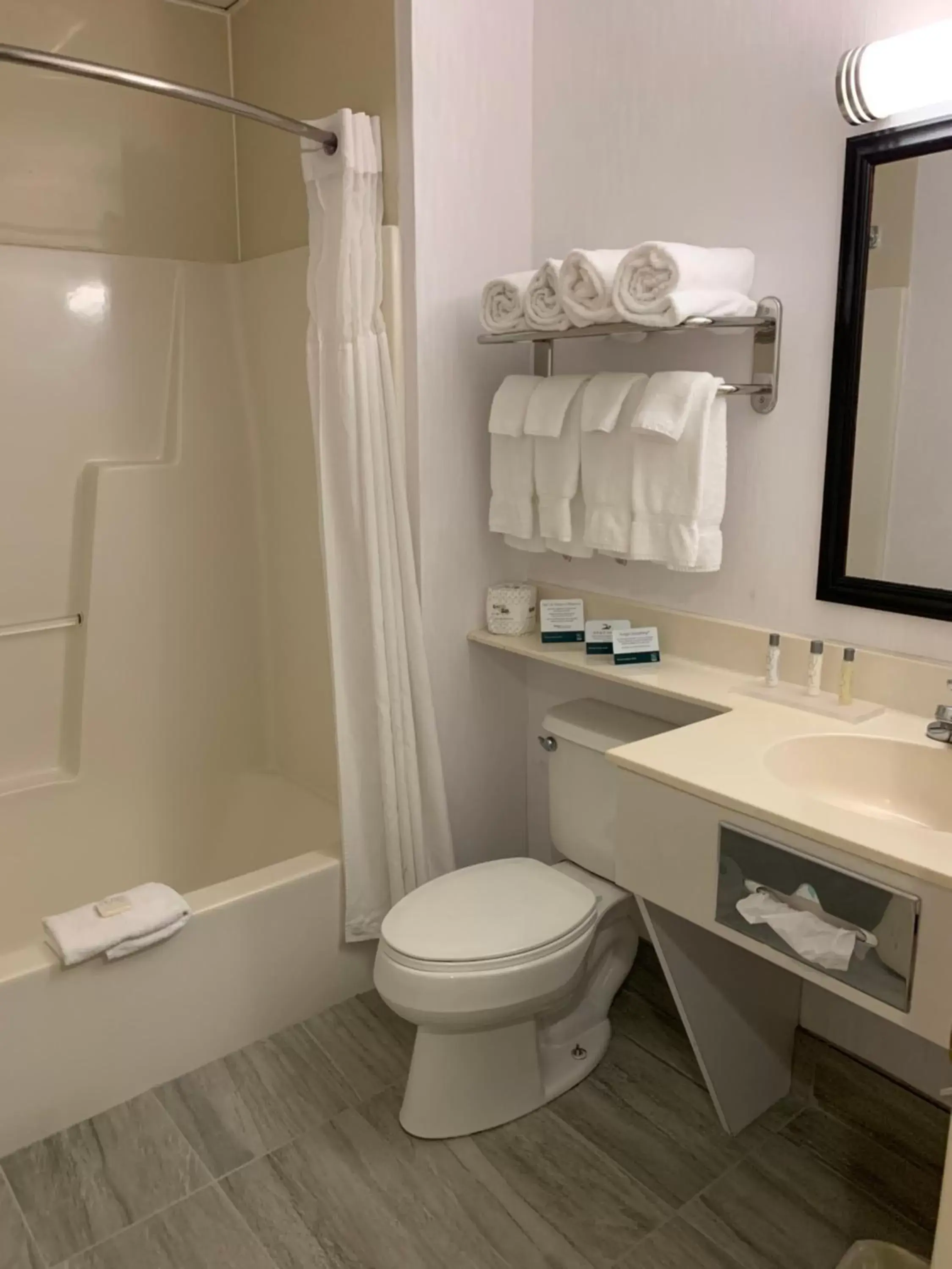 Bathroom in Quality Inn & Suites Rehoboth Beach – Dewey