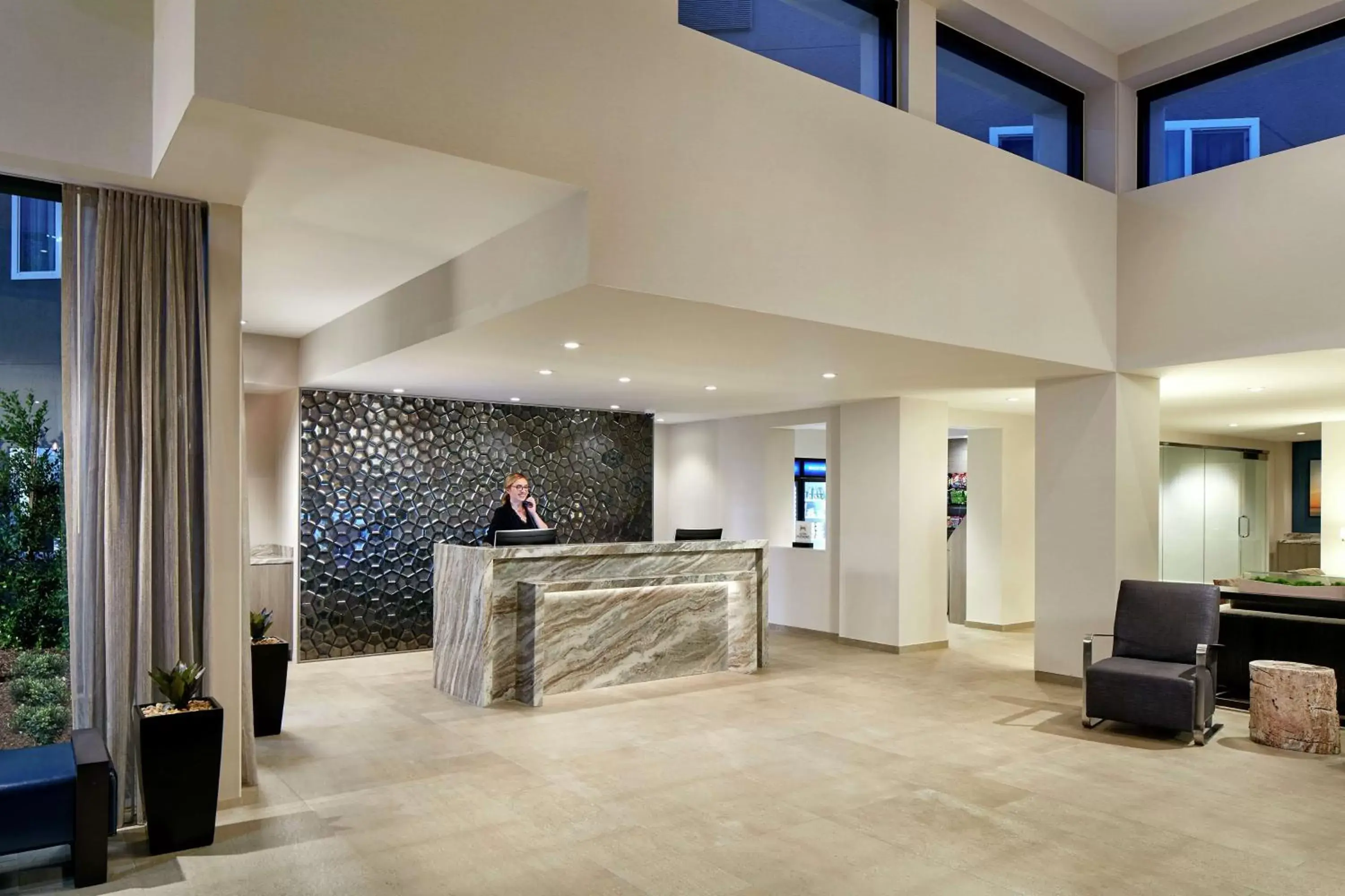 Lobby or reception in Hilton Garden Inn San Diego Mission Valley/Stadium Lobby or reception in Hilton Garden Inn San Diego Mission Valley/Stadium