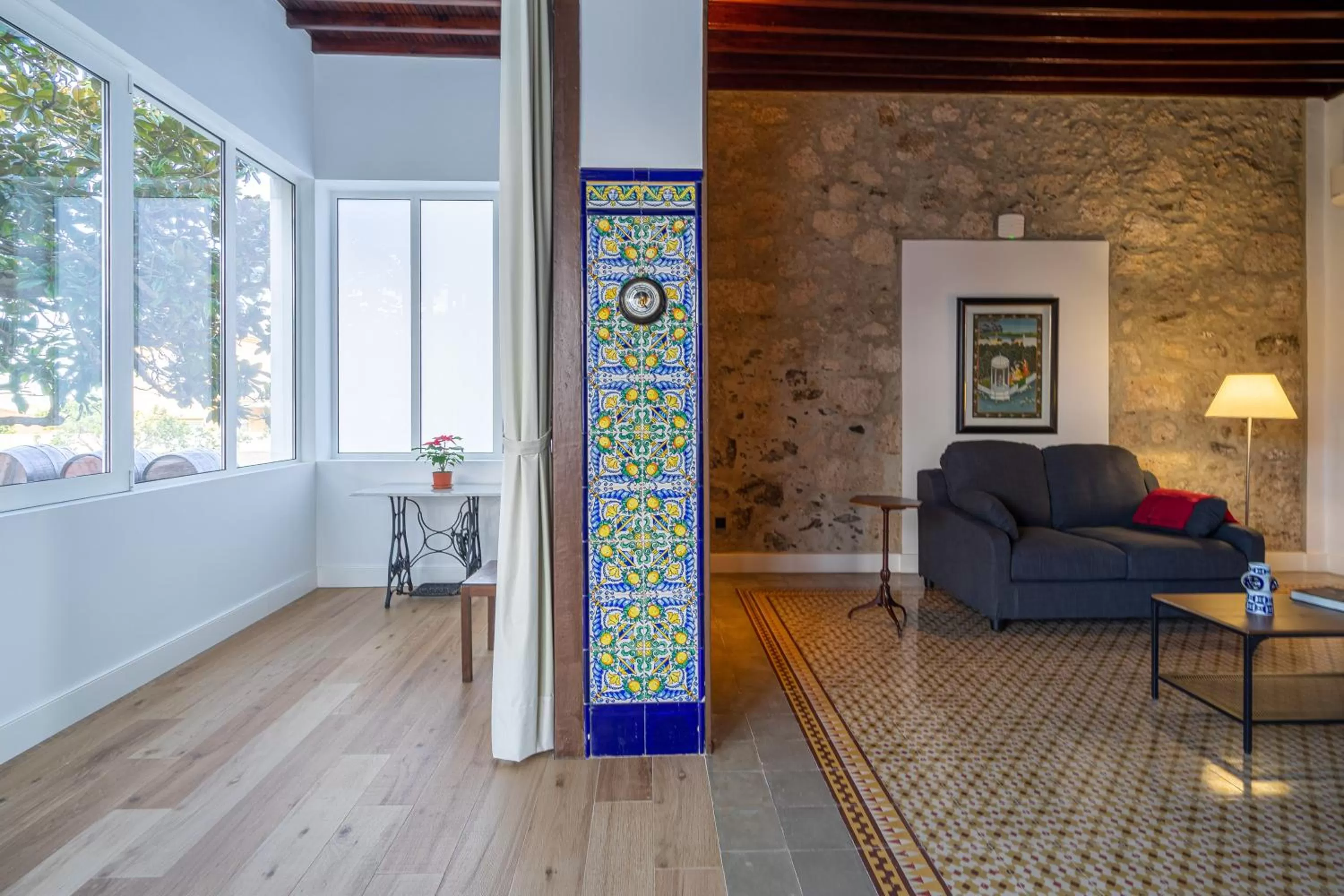 Living room in Albor Suites