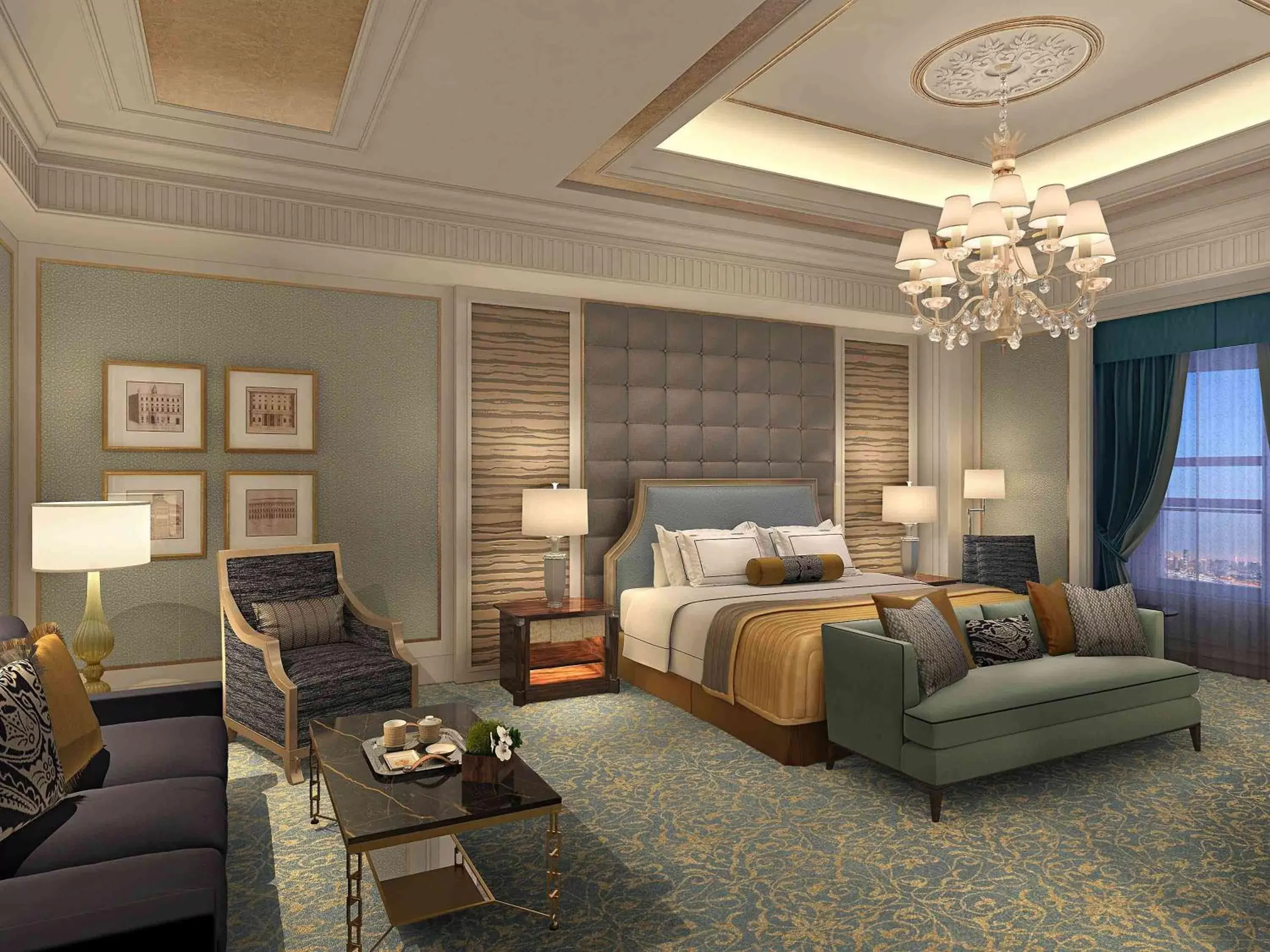 Photo of the whole room, Bed in Sofitel Shanghai Hongqiao Photo of the whole room, Bed in Sofitel Shanghai Hongqiao