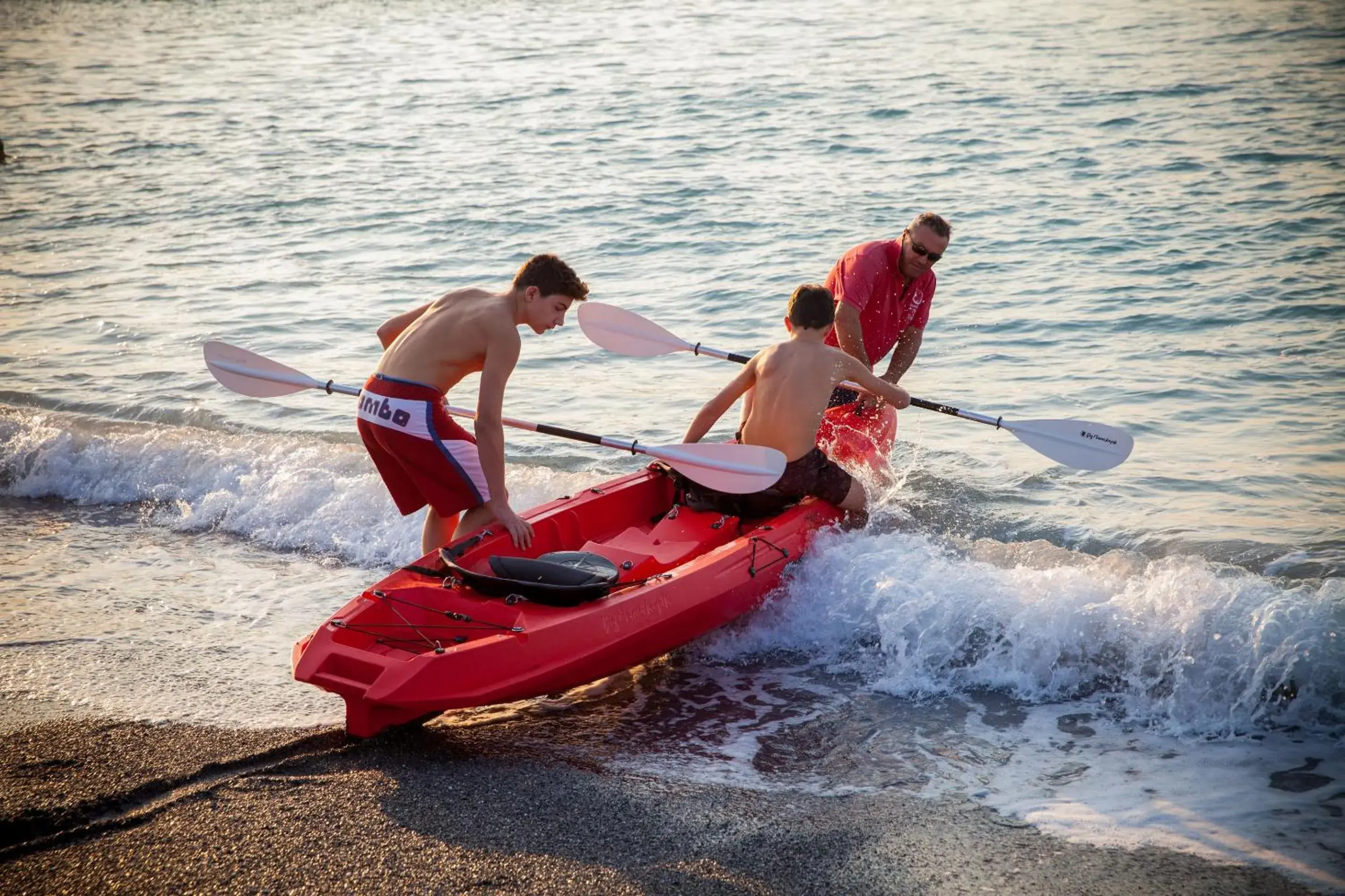 Canoeing in Grand Hotel Diana Majestic