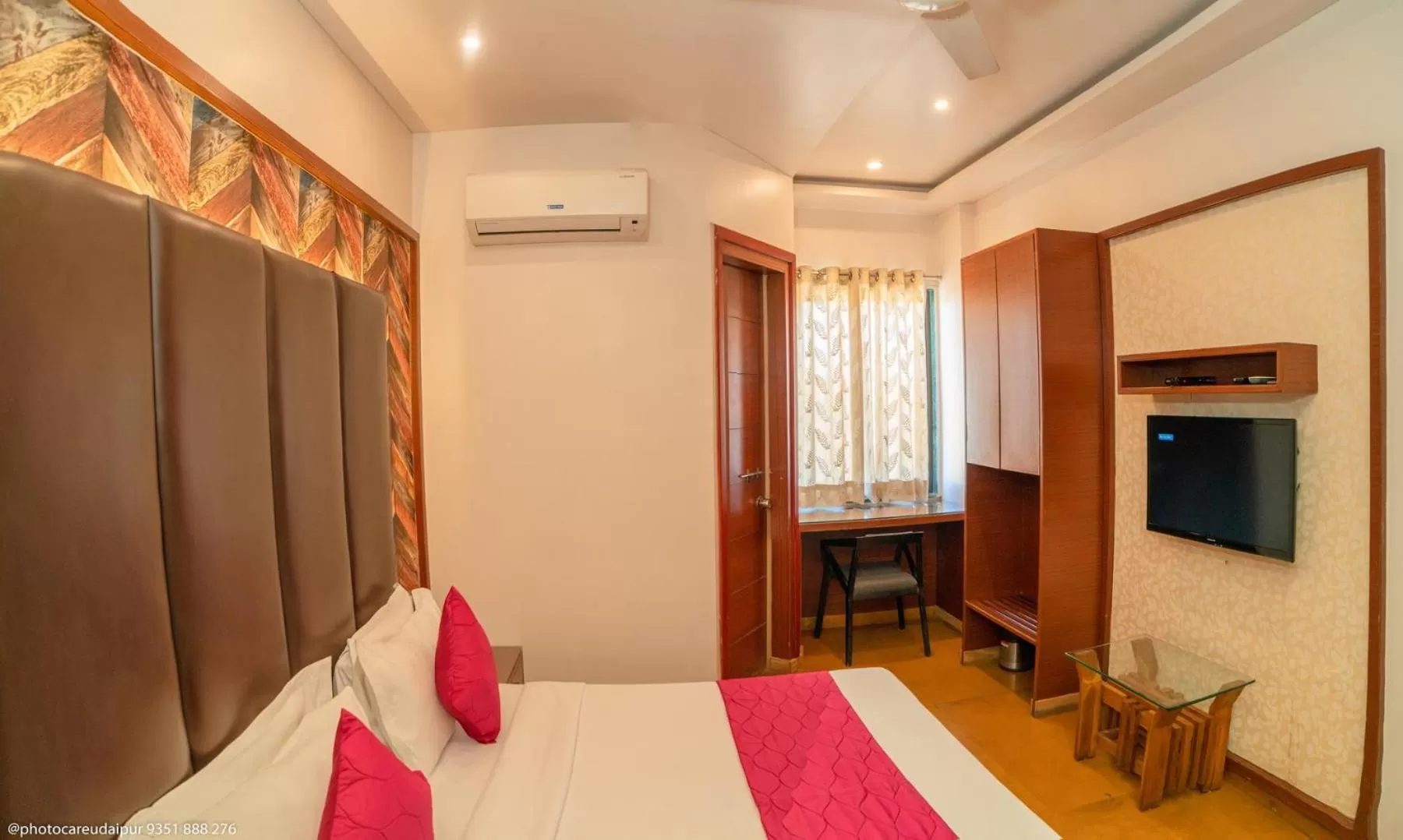 Bed in Uddhav Vilas A Family Hotel