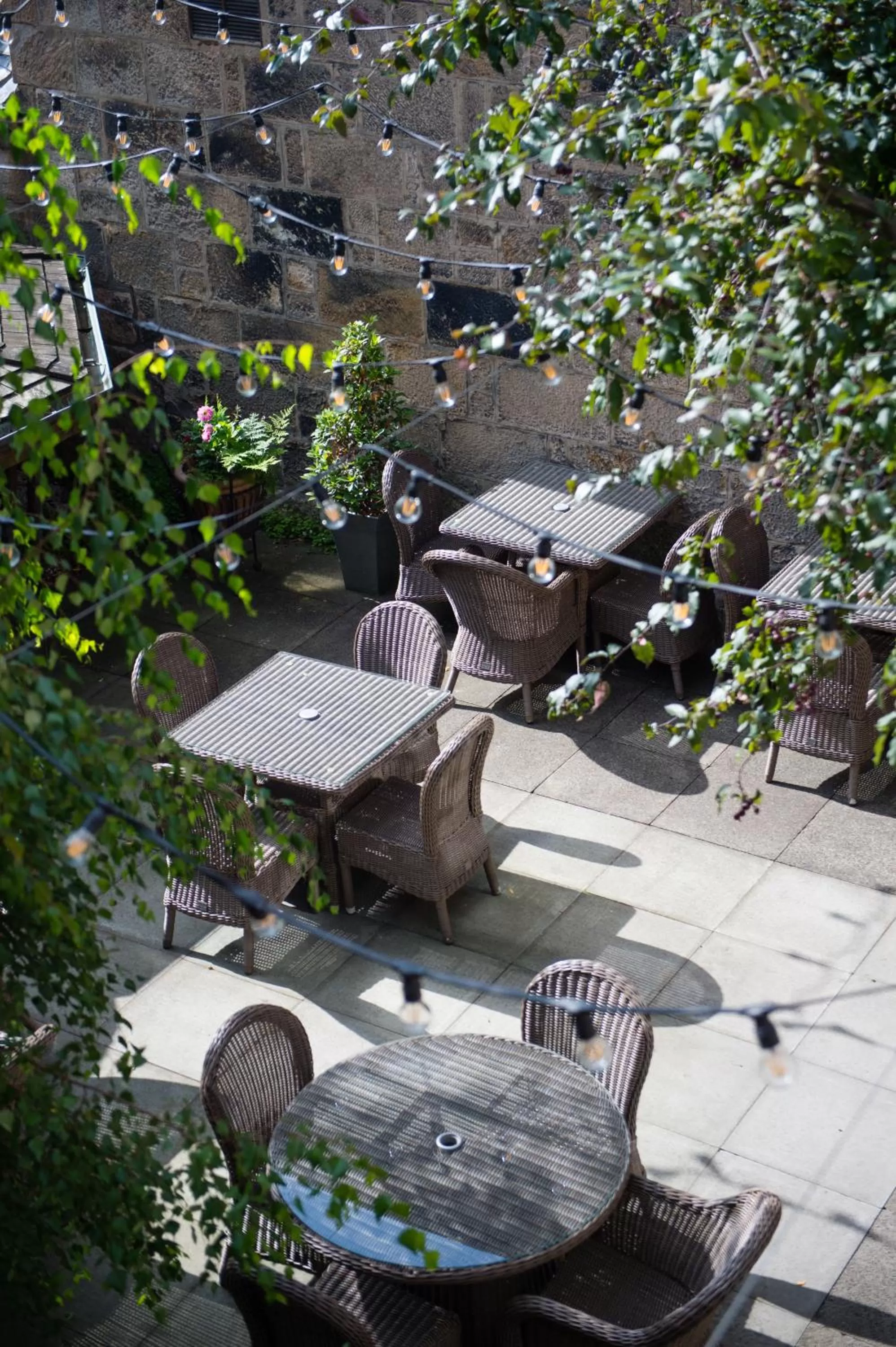 Balcony/Terrace in One Devonshire Gardens a Hotel Du Vin