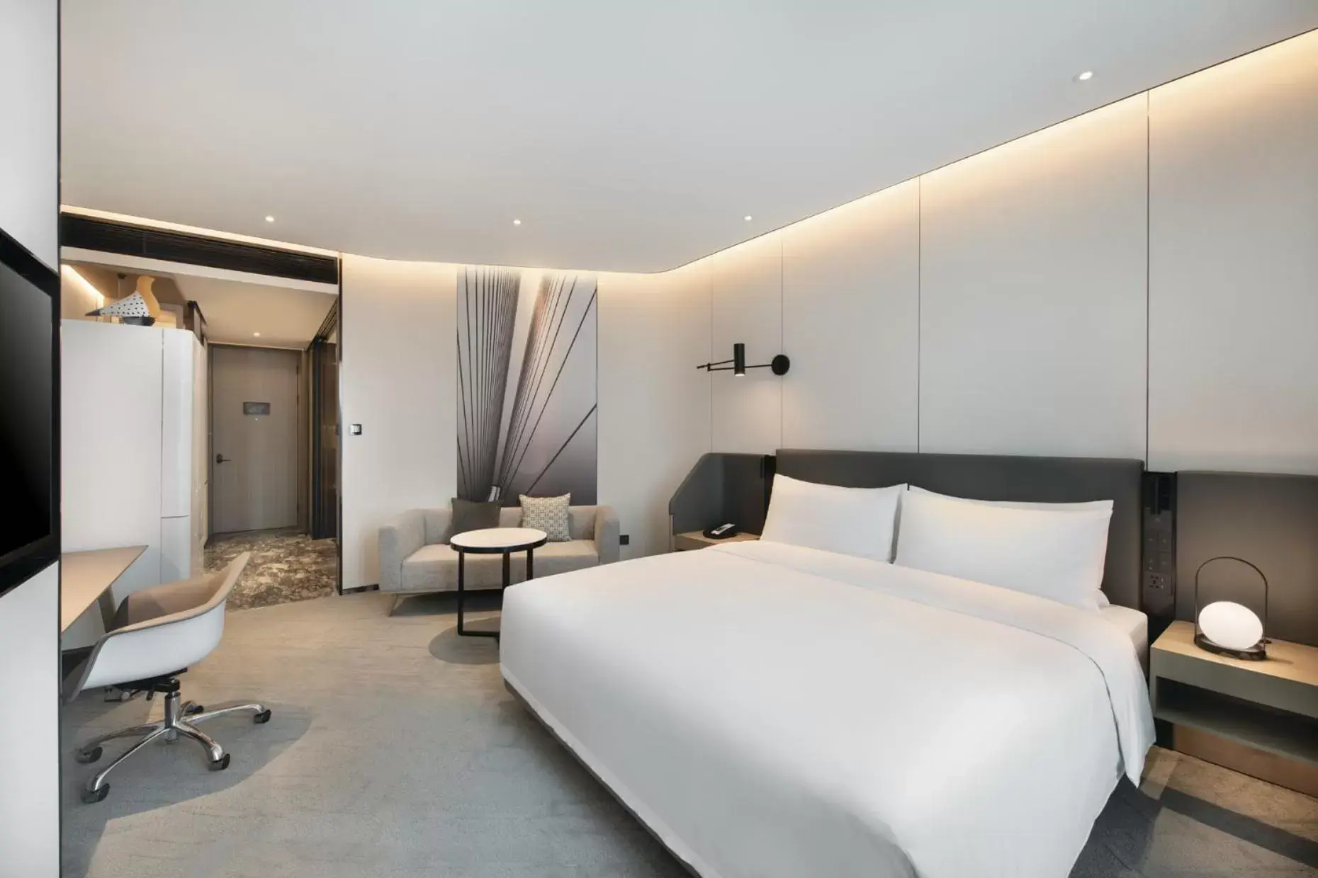 Standard King Room with River View - Lounge Access in Crowne Plaza Quanzhou Riverview by IHG Standard King Room with River View - Lounge Access in Crowne Plaza Quanzhou Riverview by IHG