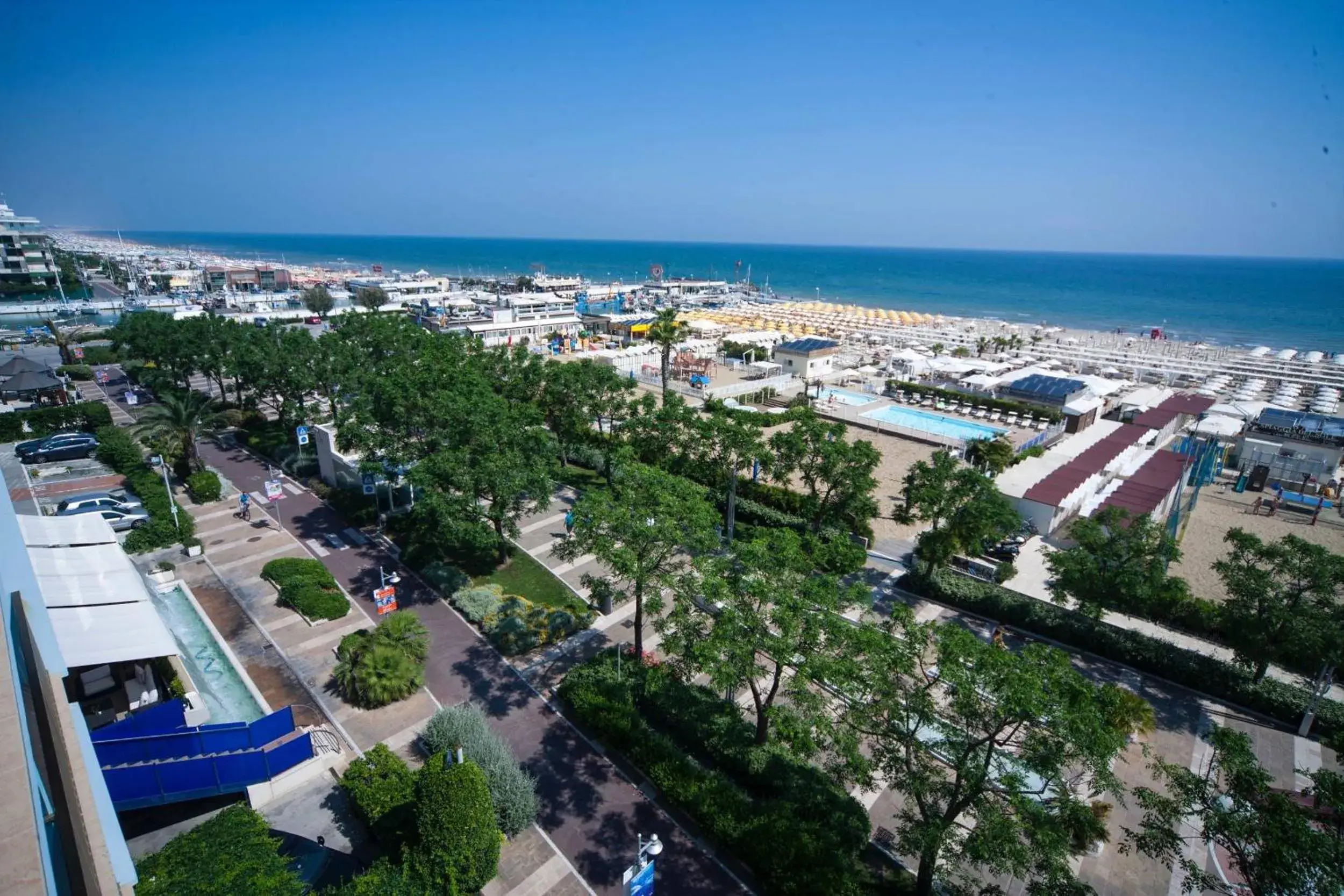 Balcony/Terrace, Bird's-eye View in Hotel Mon Cheri