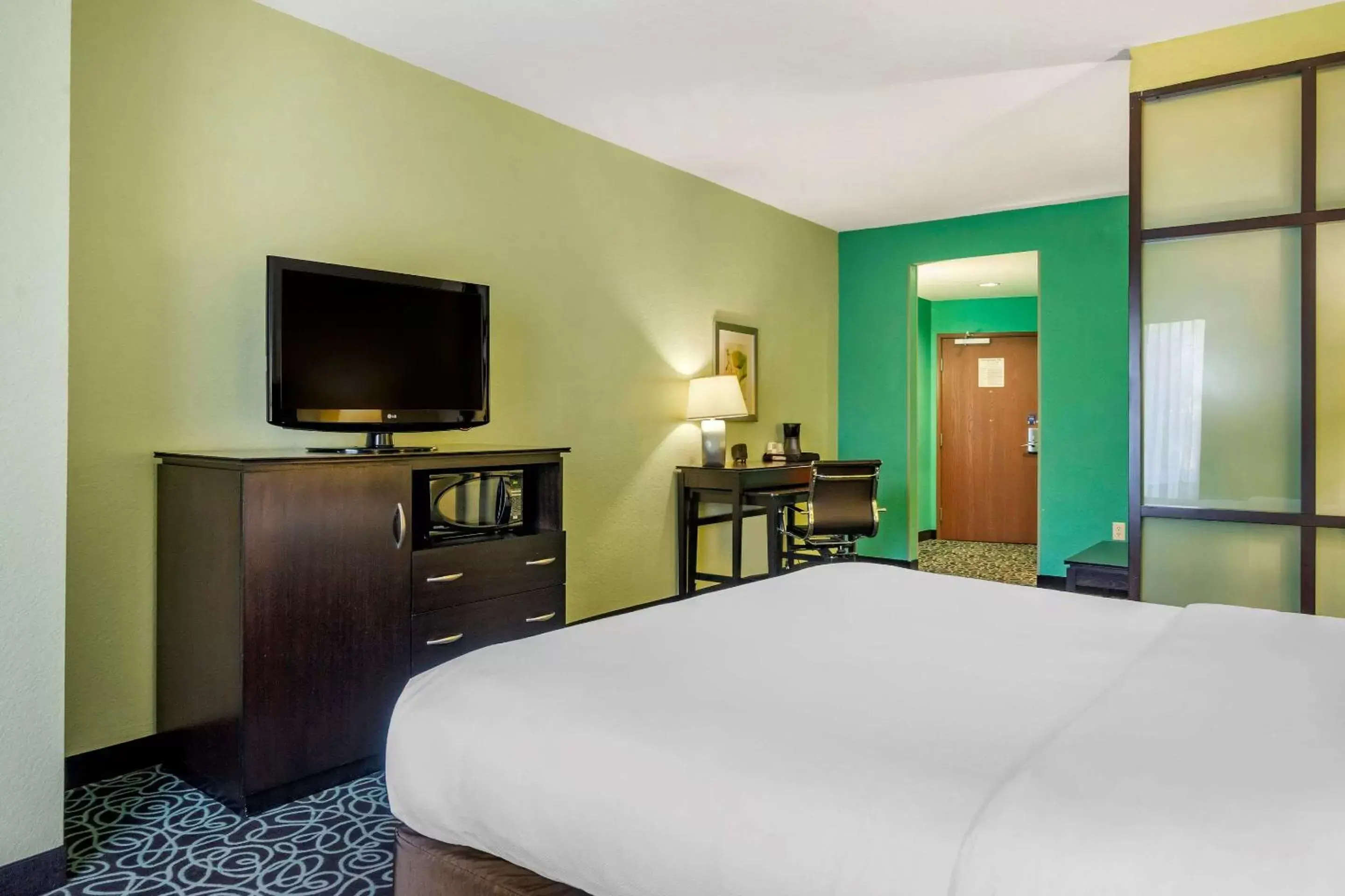 Photo of the whole room, Bed in Comfort Suites Tampa Fairgrounds - Casino