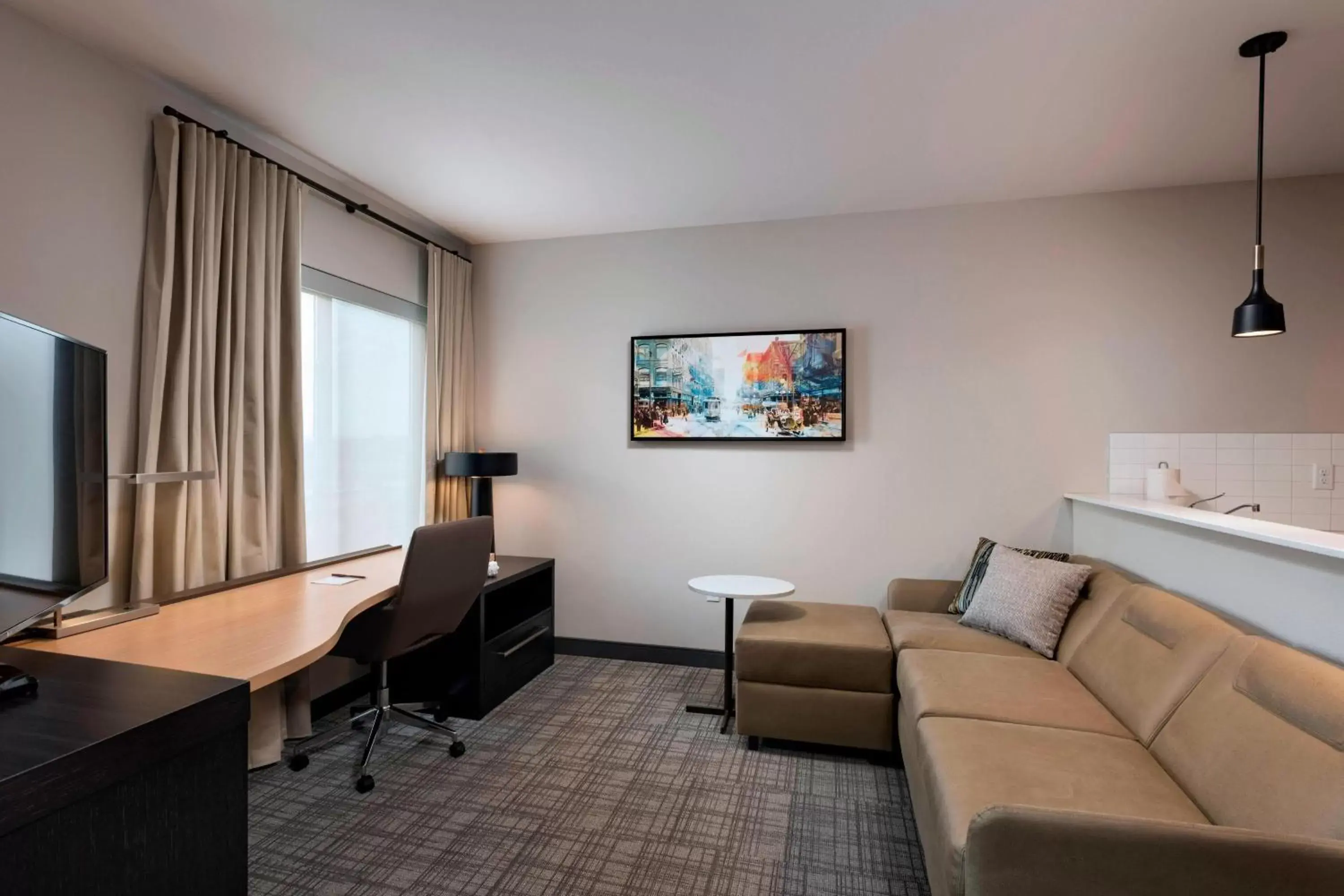 Living room, Seating Area in Residence Inn by Marriott St. Paul Downtown