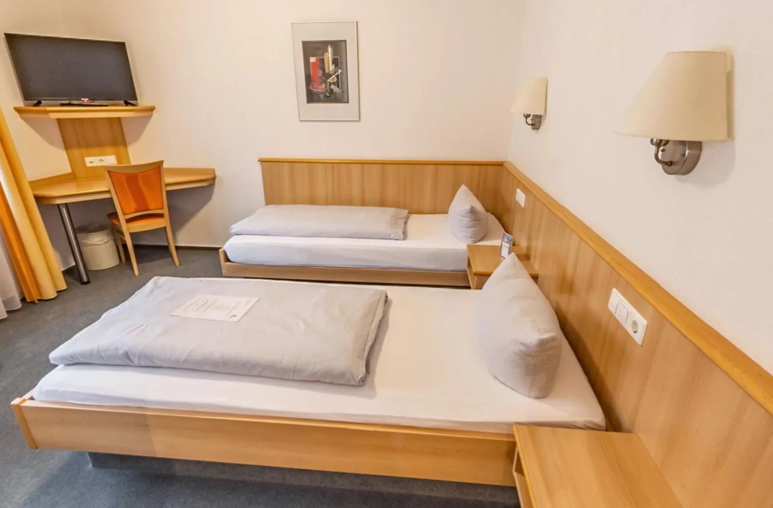 Patio, Bed in Hotel-Gasthof zum Ritter