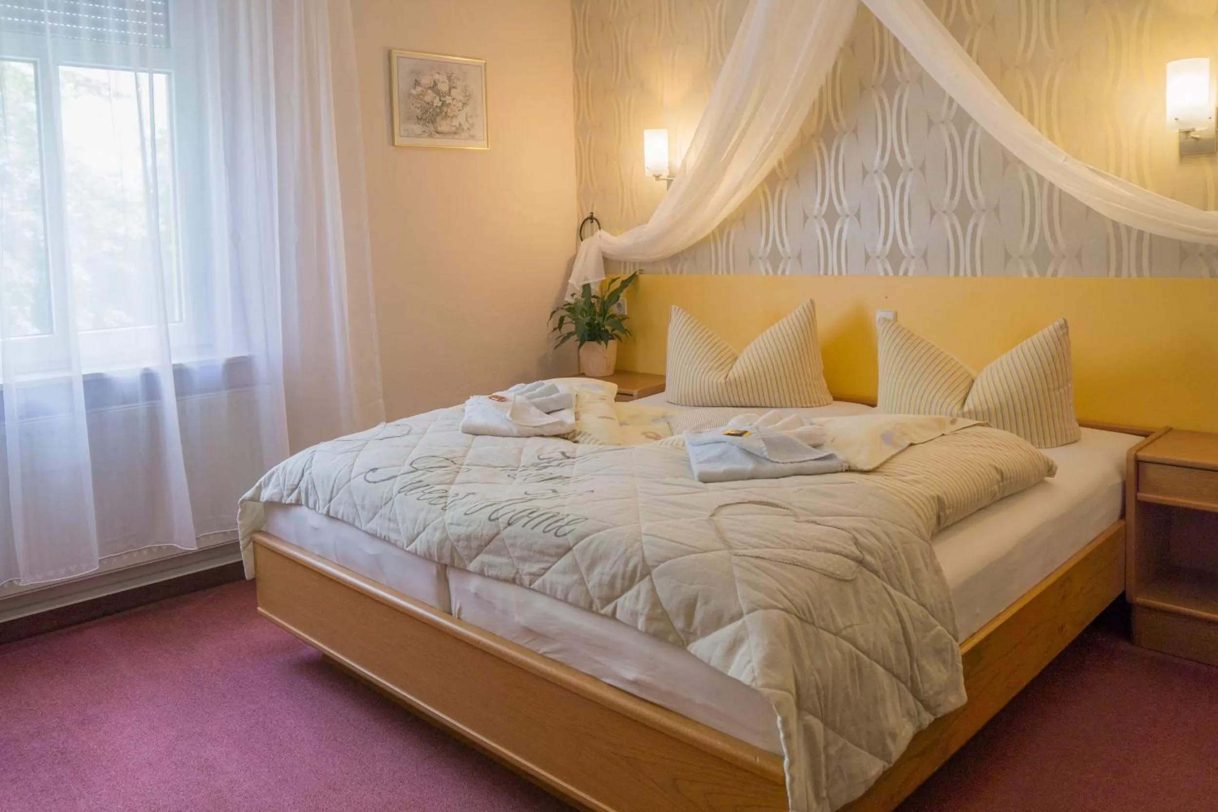 Bed in Hotel zur Post in Wurzen