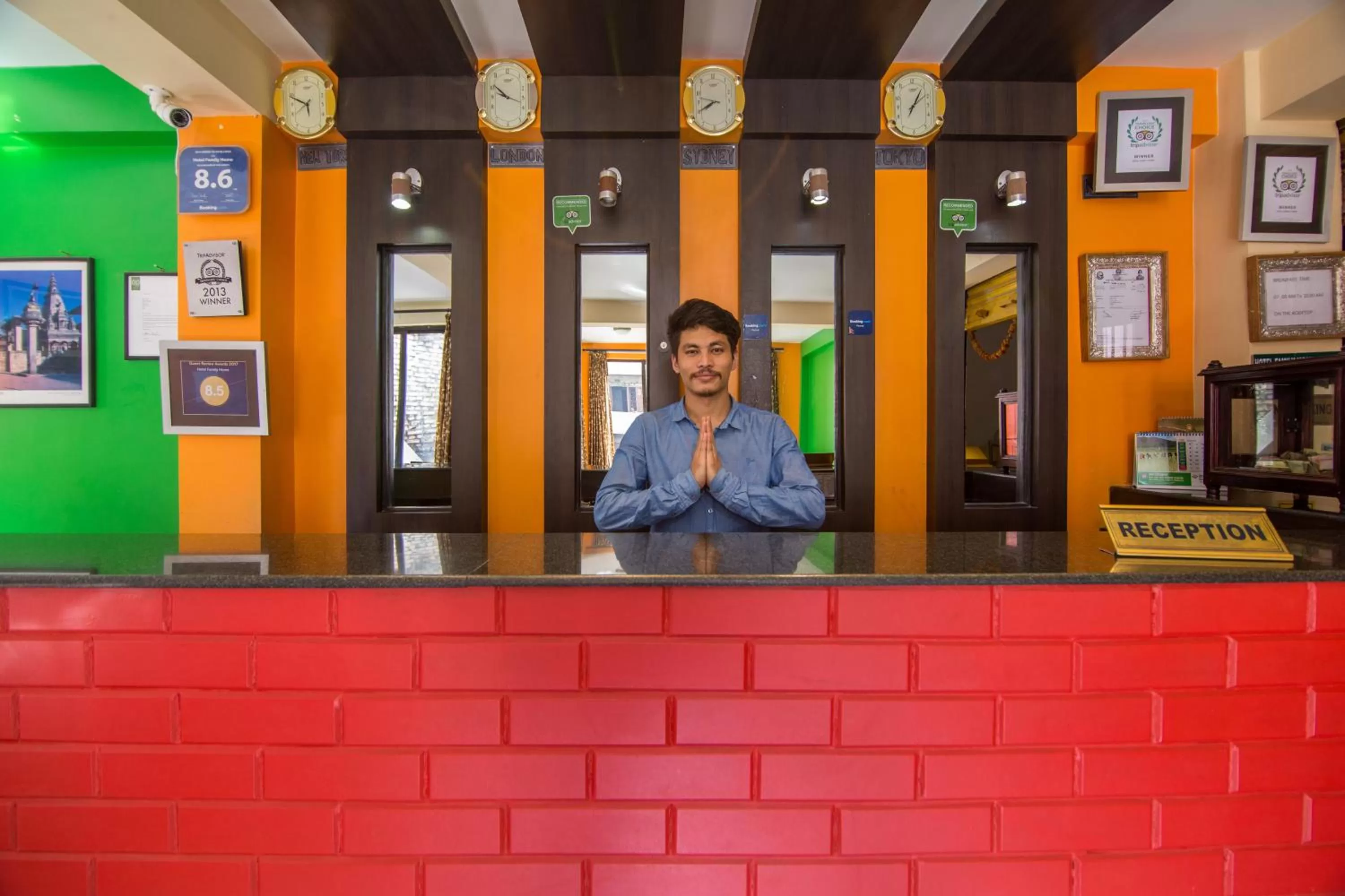 Staff in Hotel Family Home