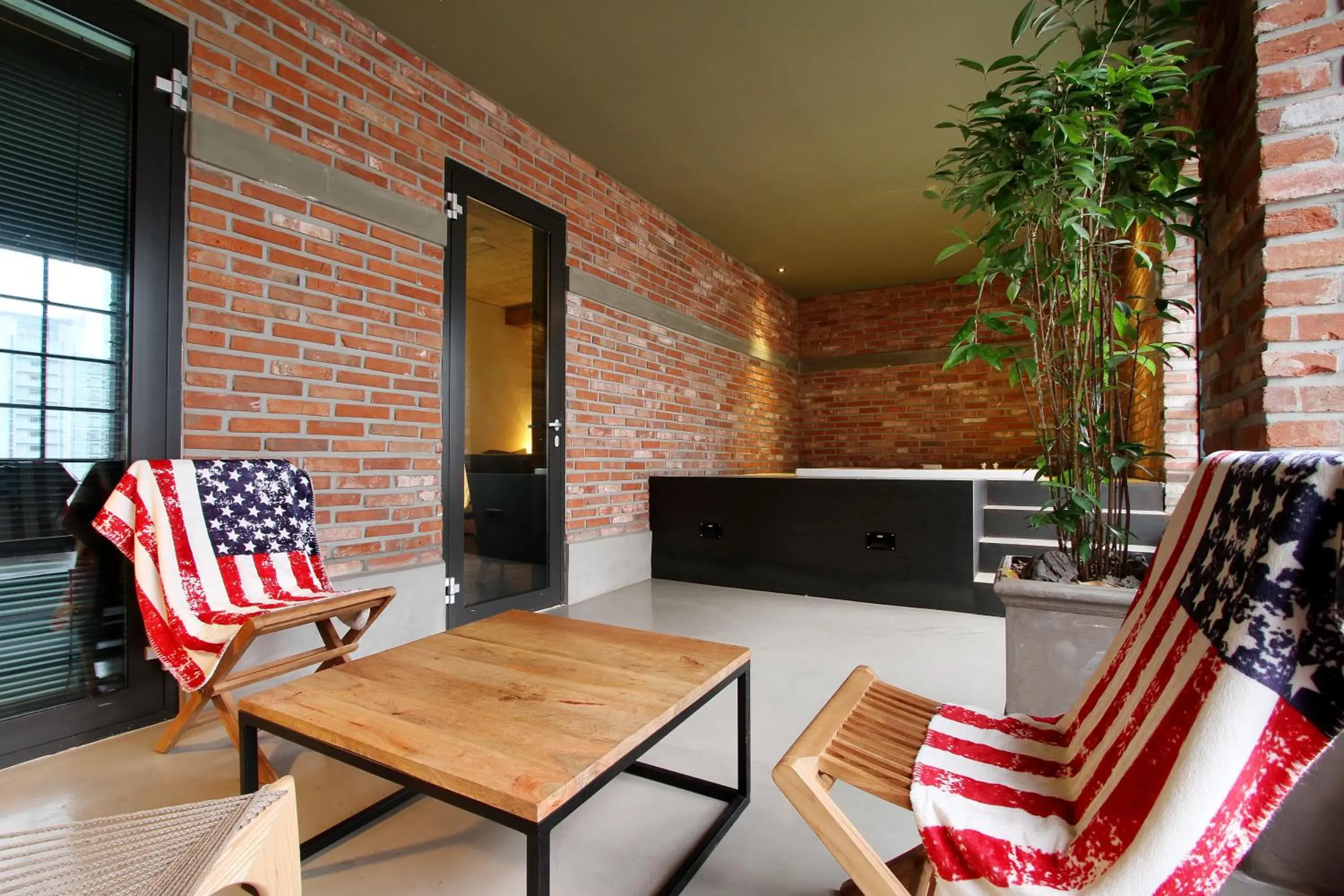 Seating Area in Hotel Loft