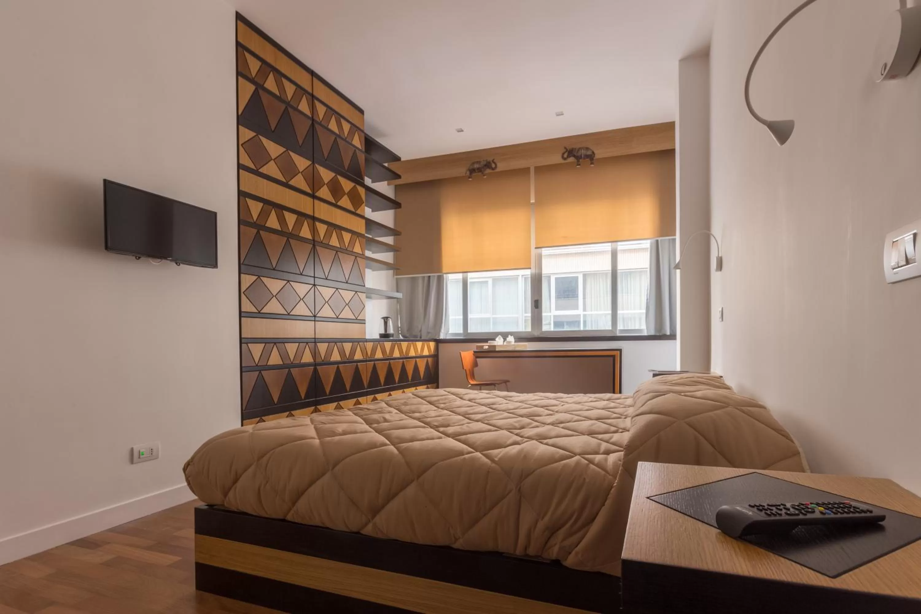 Photo of the whole room, Bed in Soul City