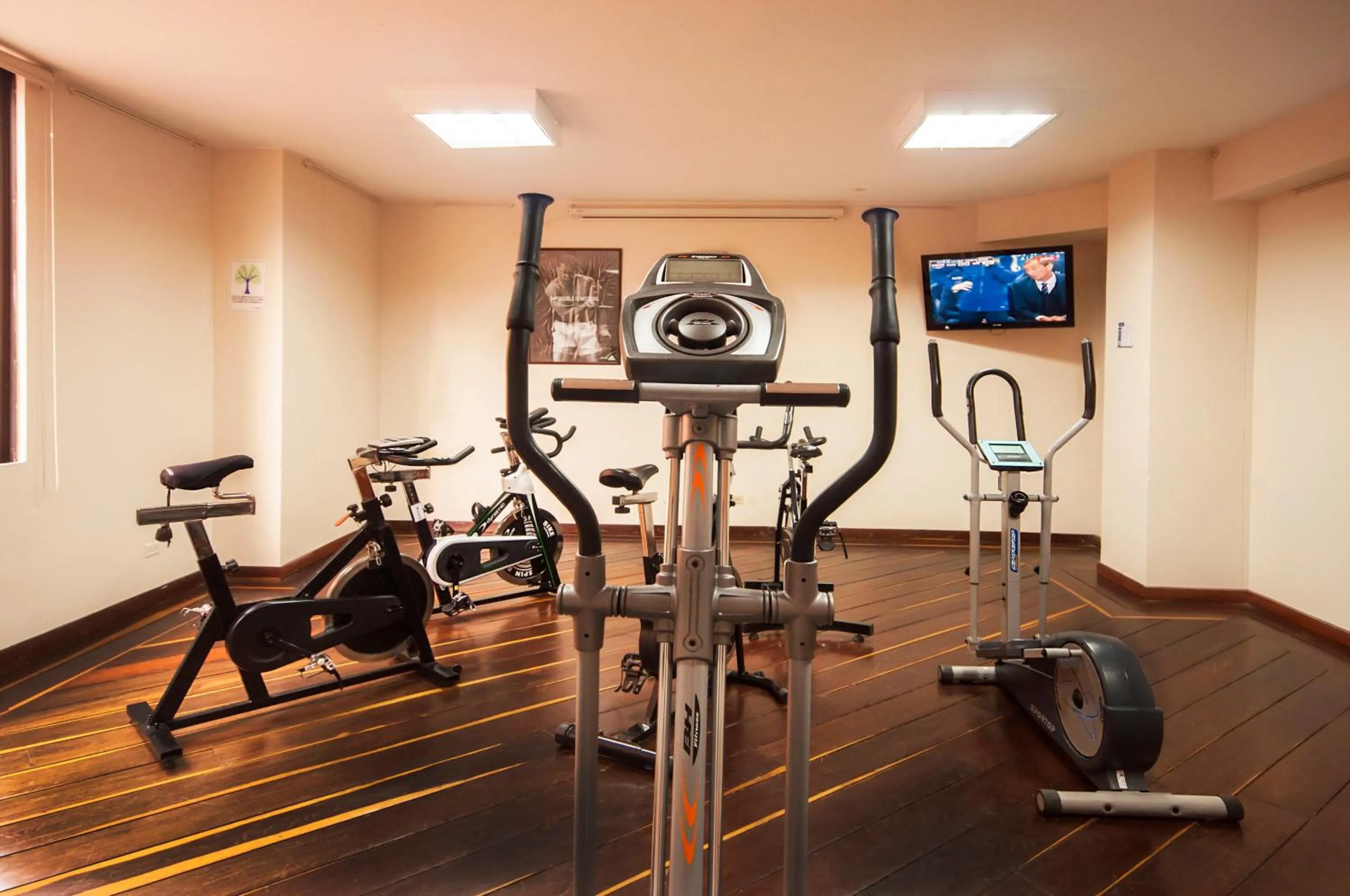 Fitness centre/facilities in Armenia Hotel