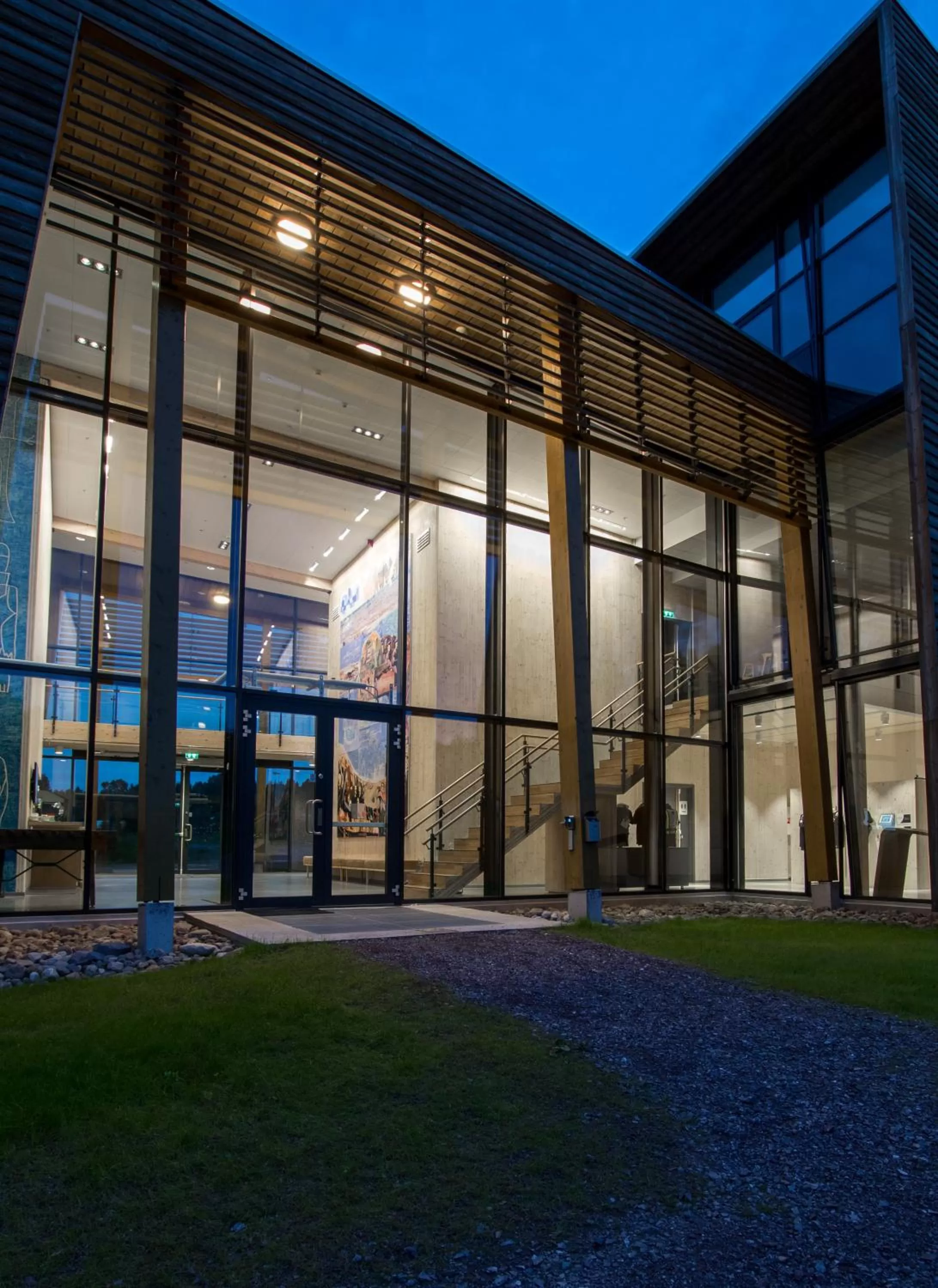 Facade/entrance in RS Noatun