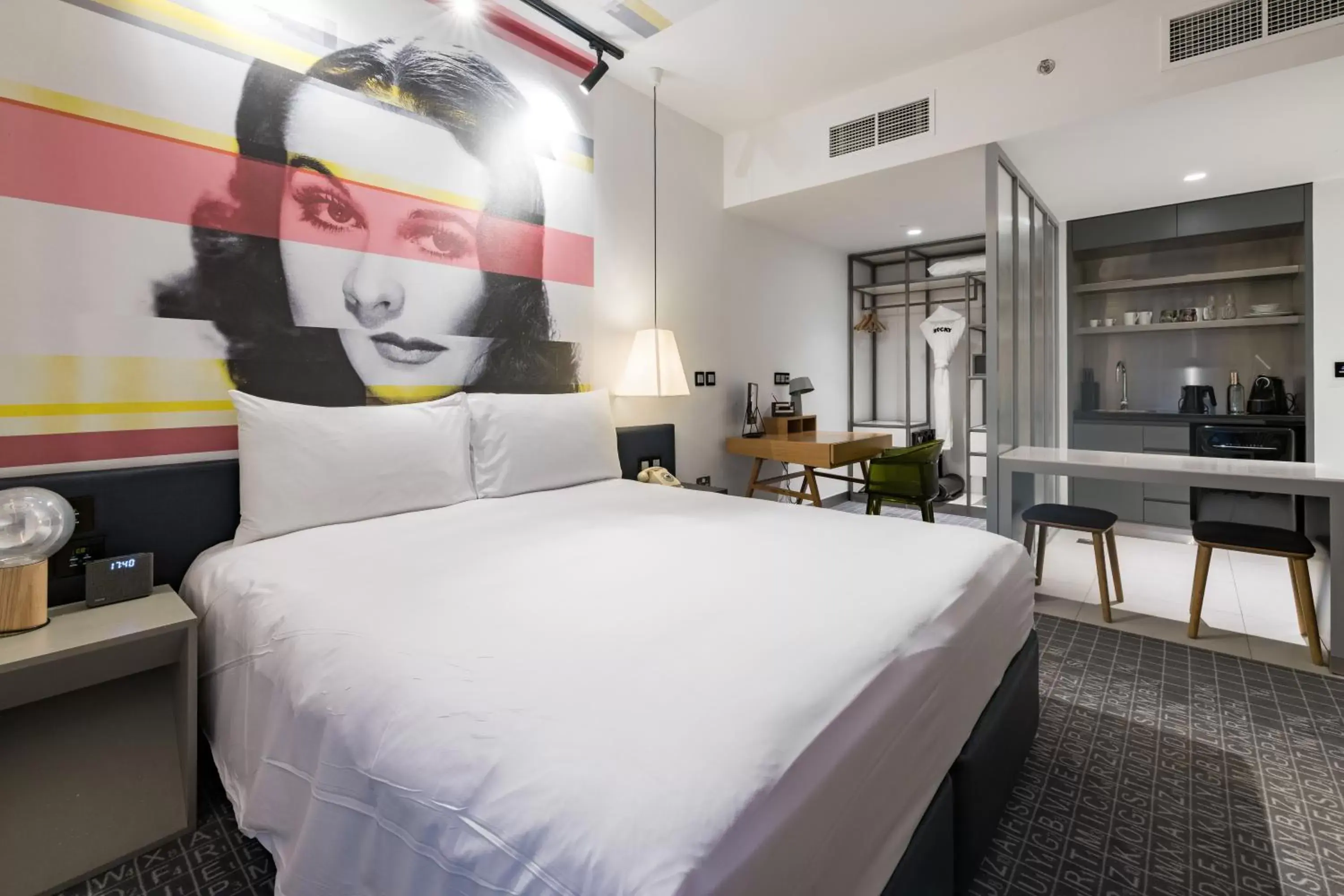 Bed in Studio One Hotel Bed in Studio One Hotel