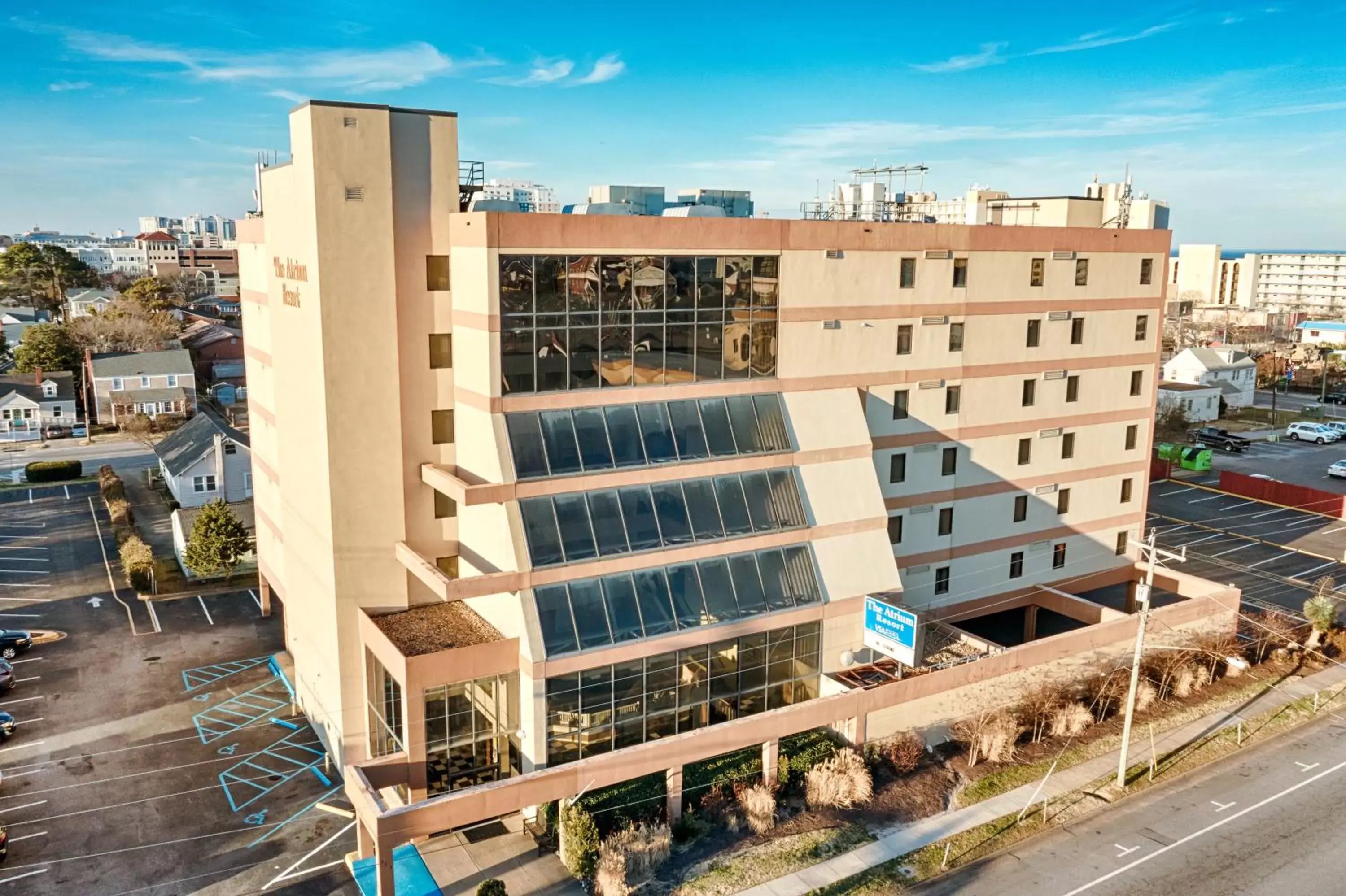 Property building, Bird's-eye View in Atrium Resort