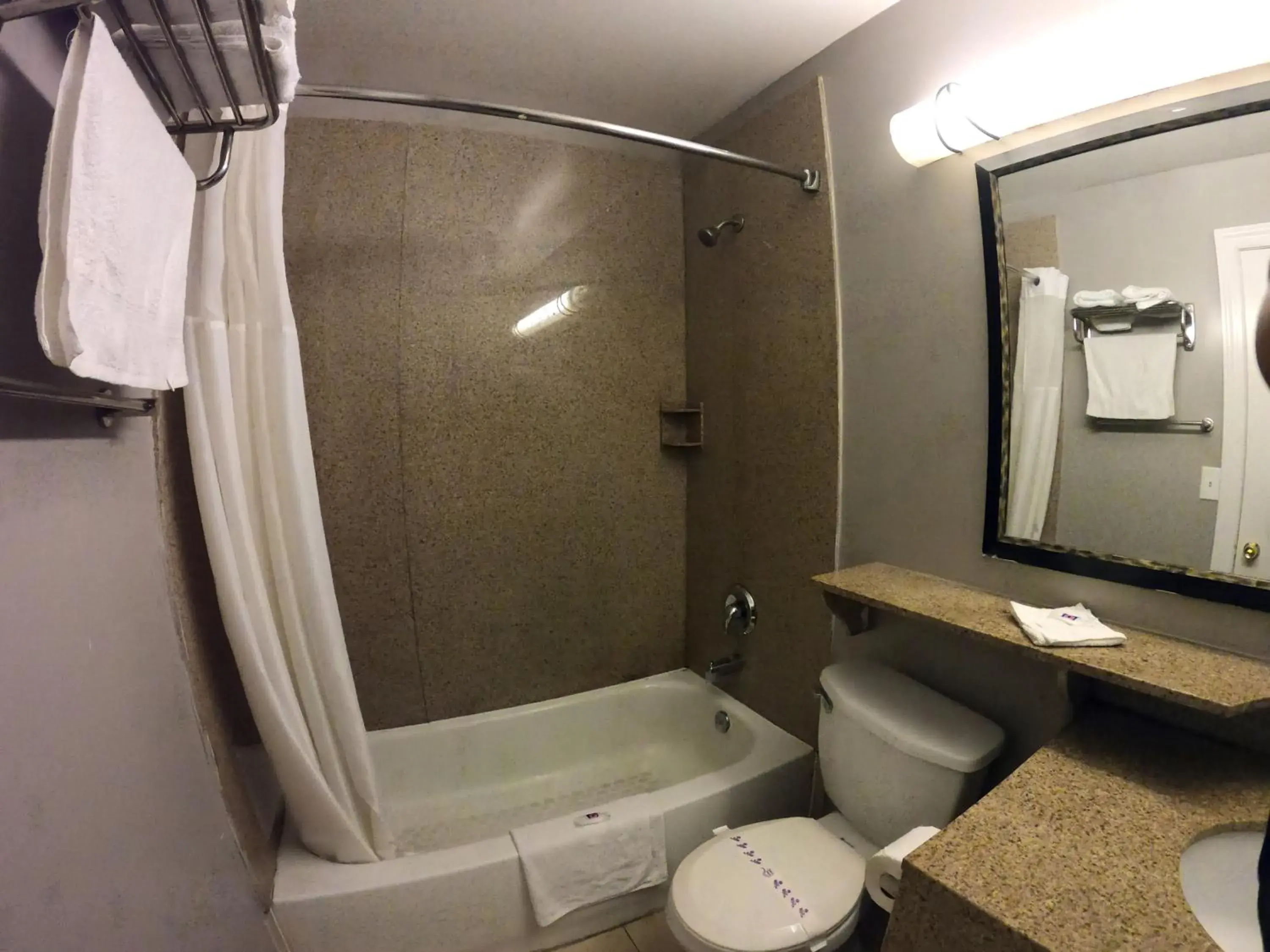 Bathroom in Motel 6-Toms River, NJ