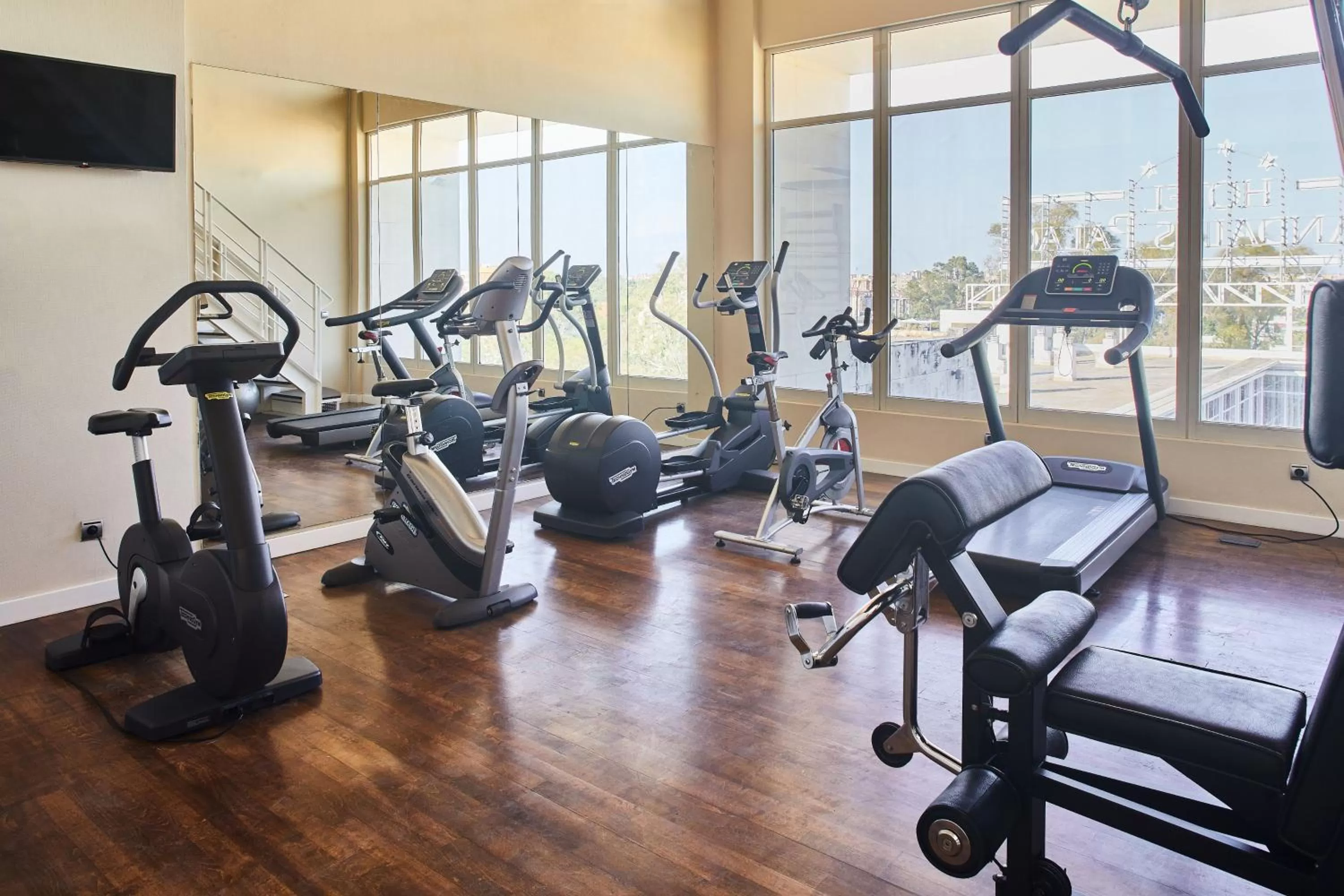 Fitness centre/facilities in Silken Al-Andalus Palace