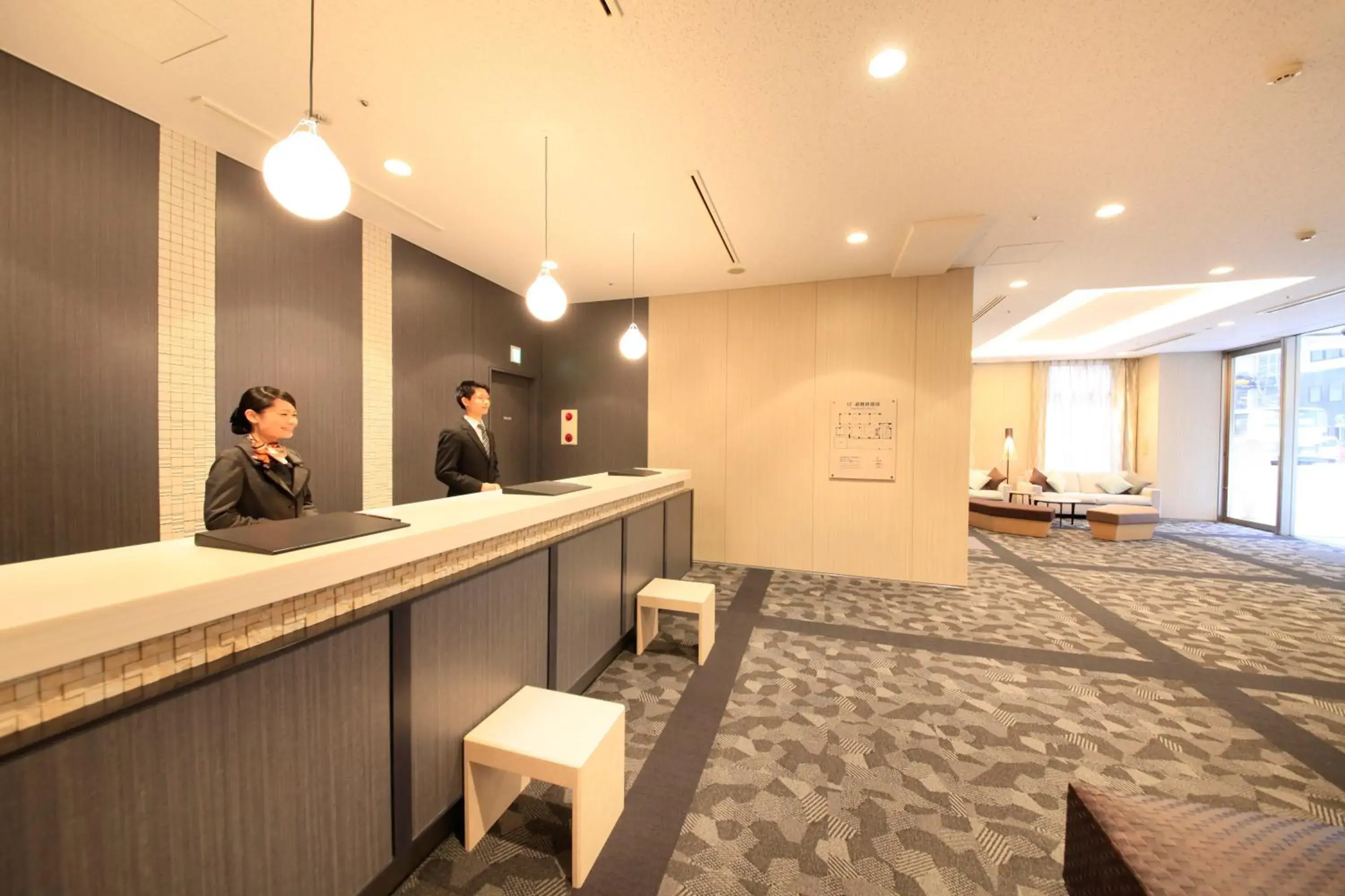 Lobby or reception, Lobby/Reception in Richmond Hotel Sapporo Ekimae