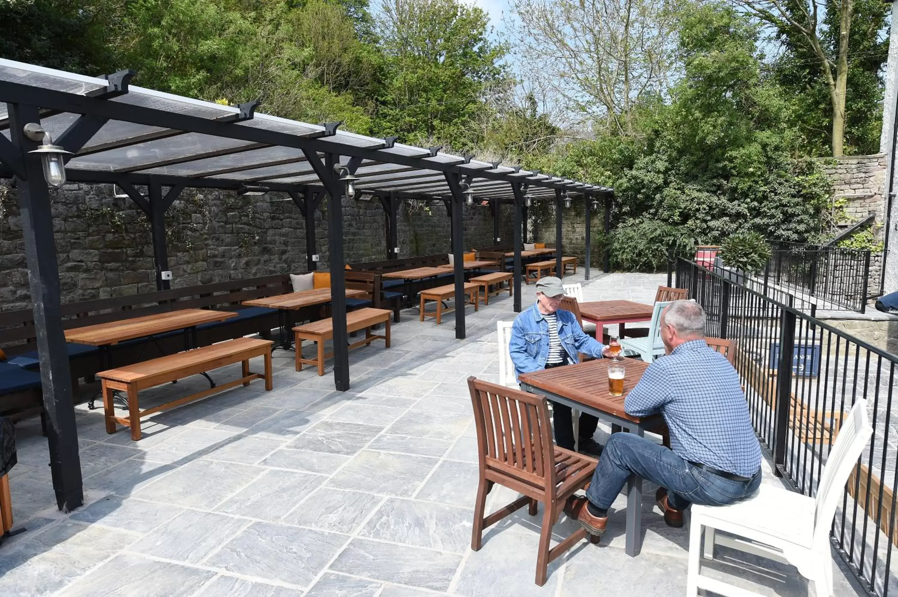 Balcony/Terrace, Restaurant/Places to Eat in The Royal Heysham