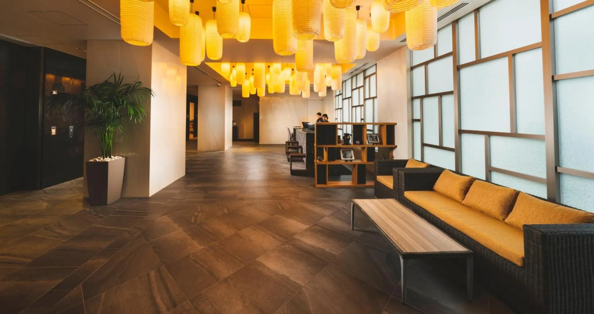 Lobby or reception in HOTEL SANSUI NAHA Ryukyu Onsen Naminoue-No-Yu