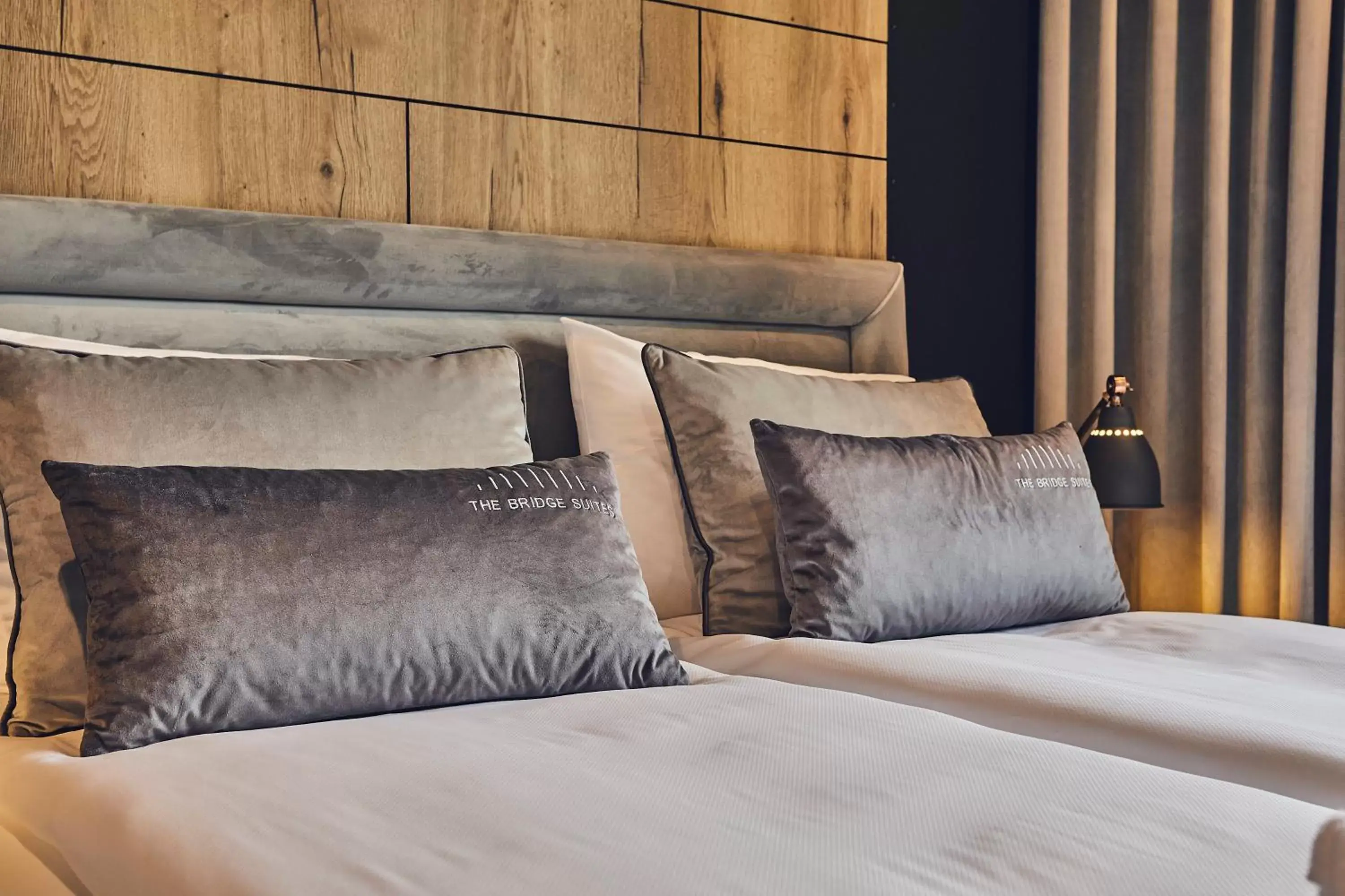 Bed in The Bridge Suites Hotel Bed in The Bridge Suites Hotel