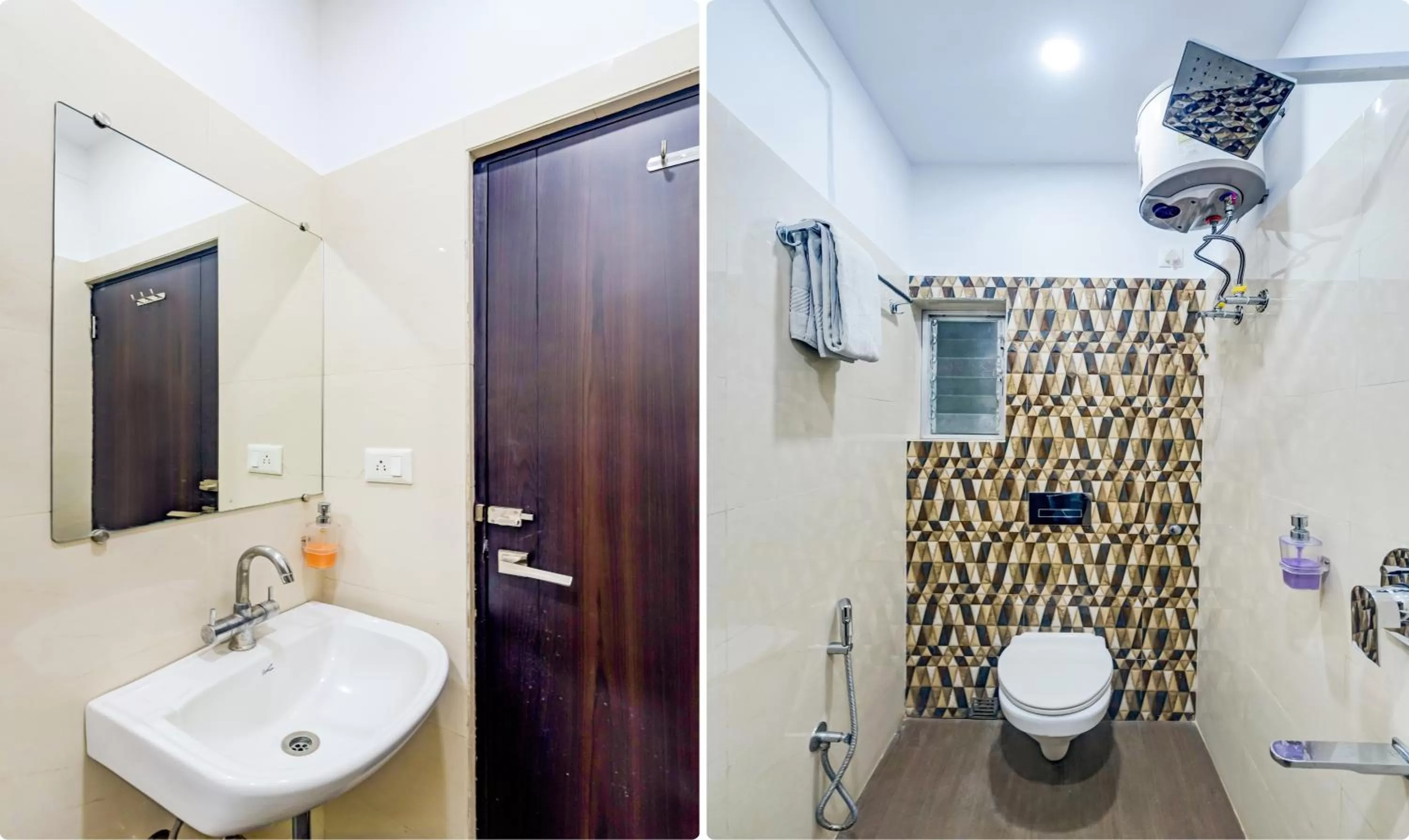 Bathroom in Itsy Hotels Neeranand Plaza, Bhawanipur