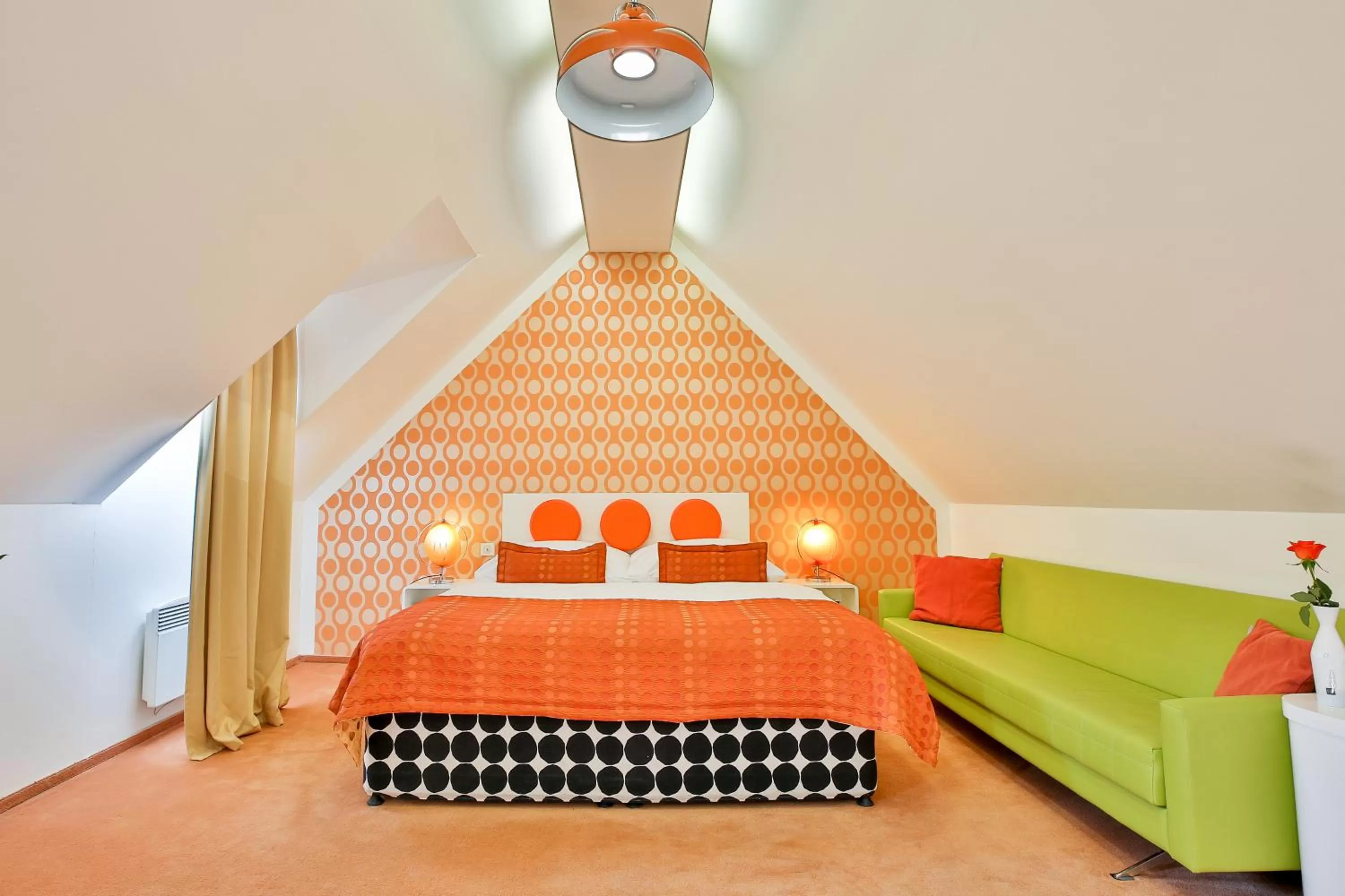 Bed in LH Vintage Design Hotel Sax