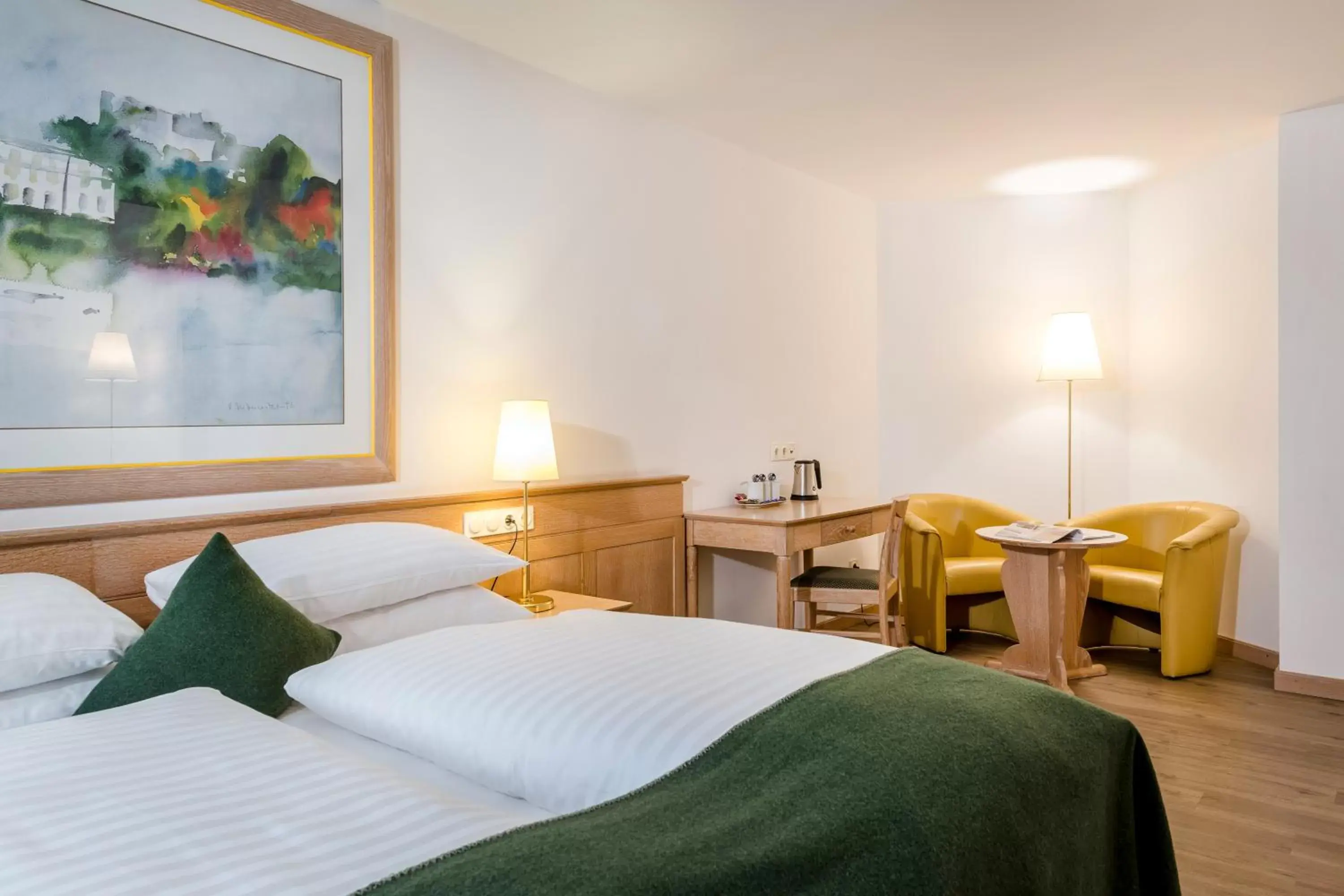 Bed in Hotel IMLAUER & Bräu