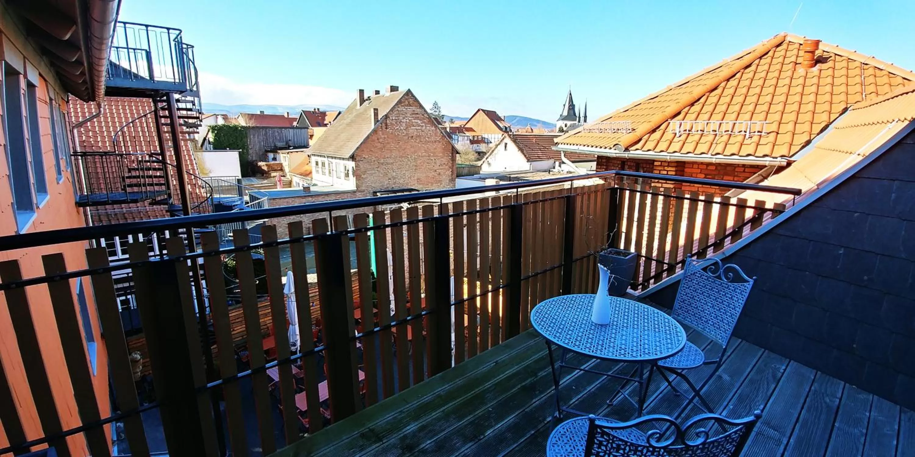 Balcony/Terrace in Hotel Alte Brennerei
