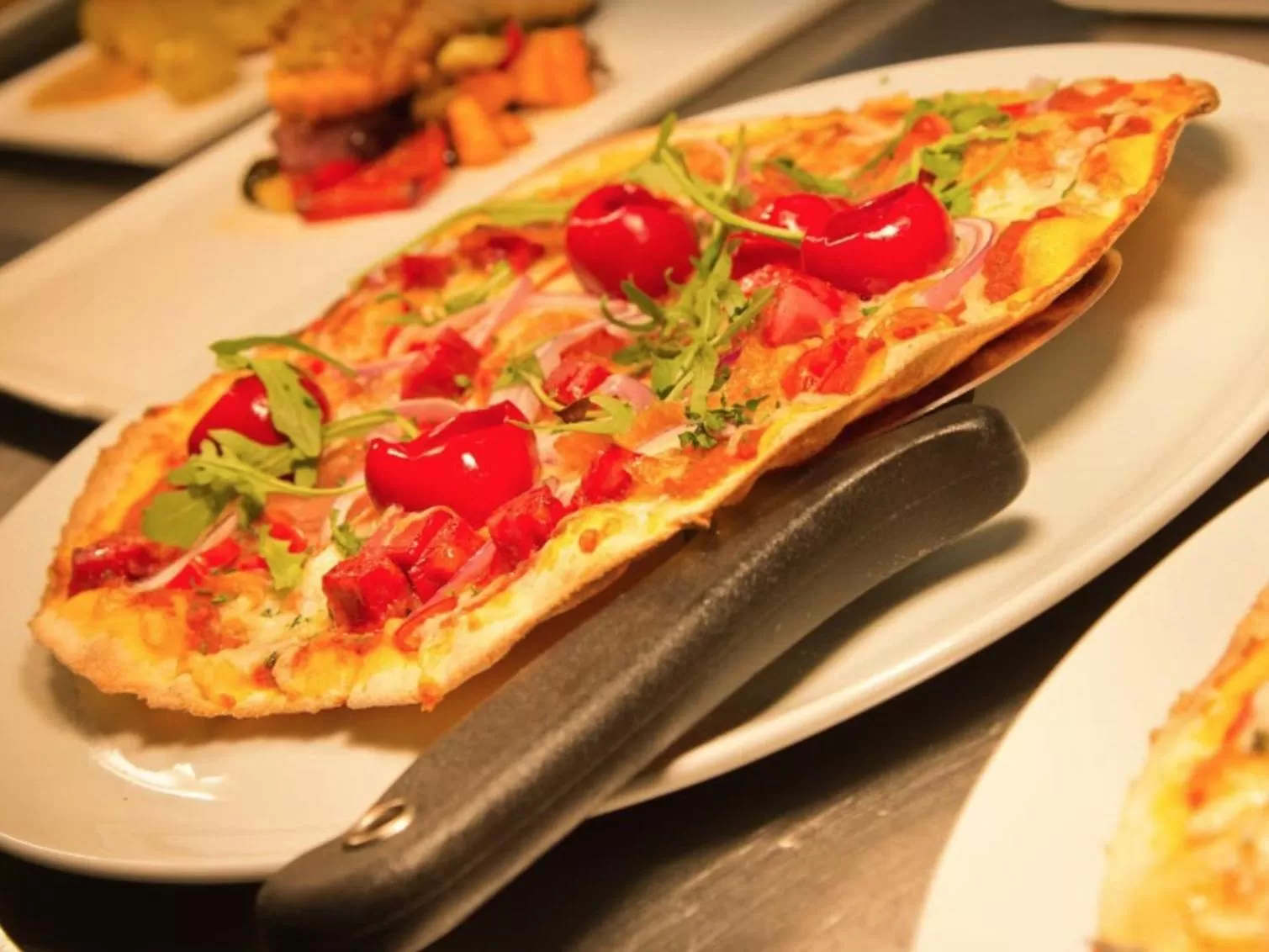 Dining area in The Railway Inn