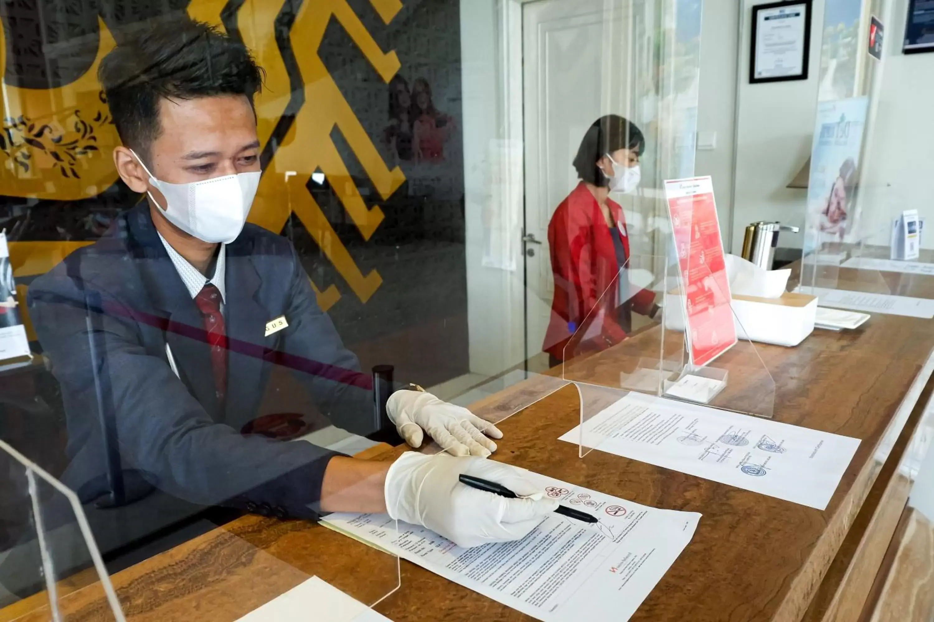 Lobby or reception in Swiss-Belhotel Lampung