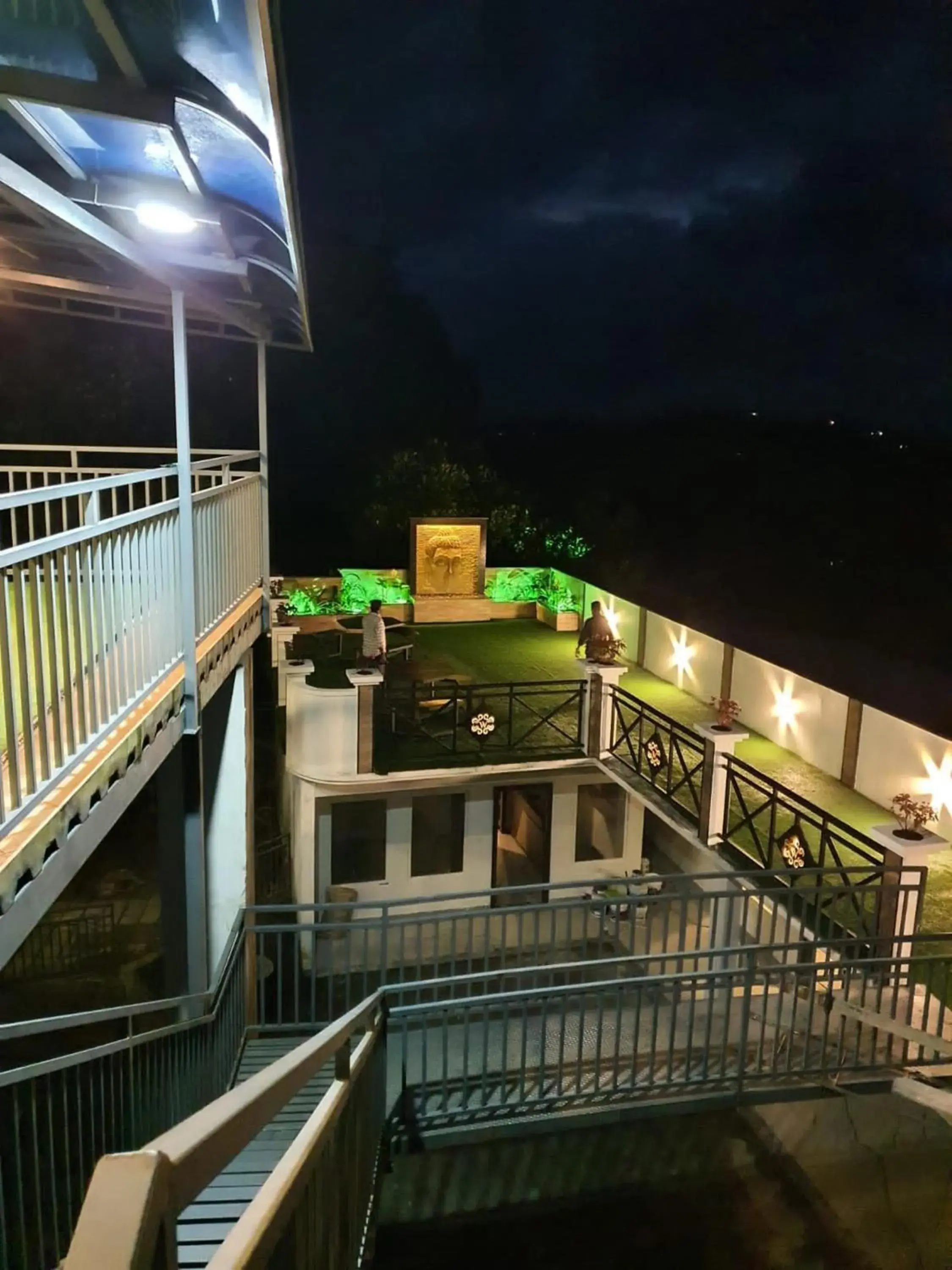 Night, Balcony/Terrace in WOLKENBURG RESORT & SPA