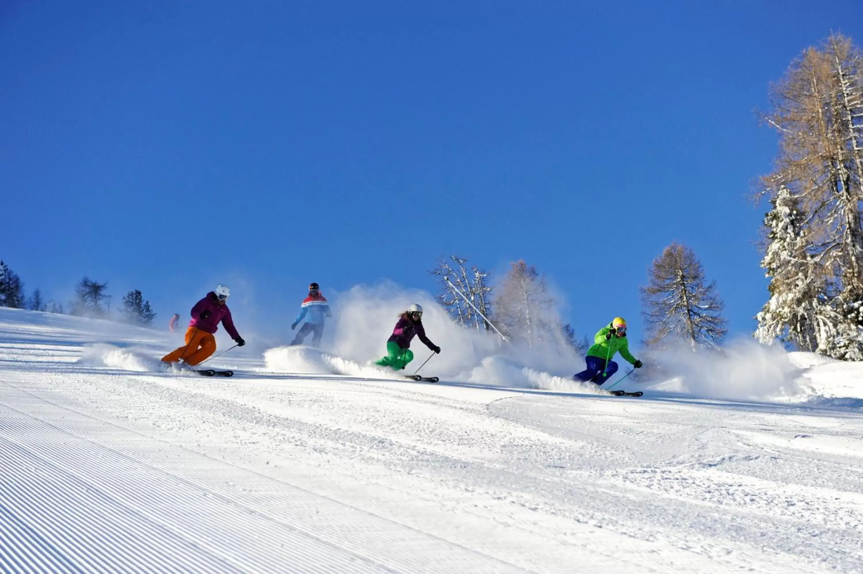 Skiing in Hotel Castel Latemar