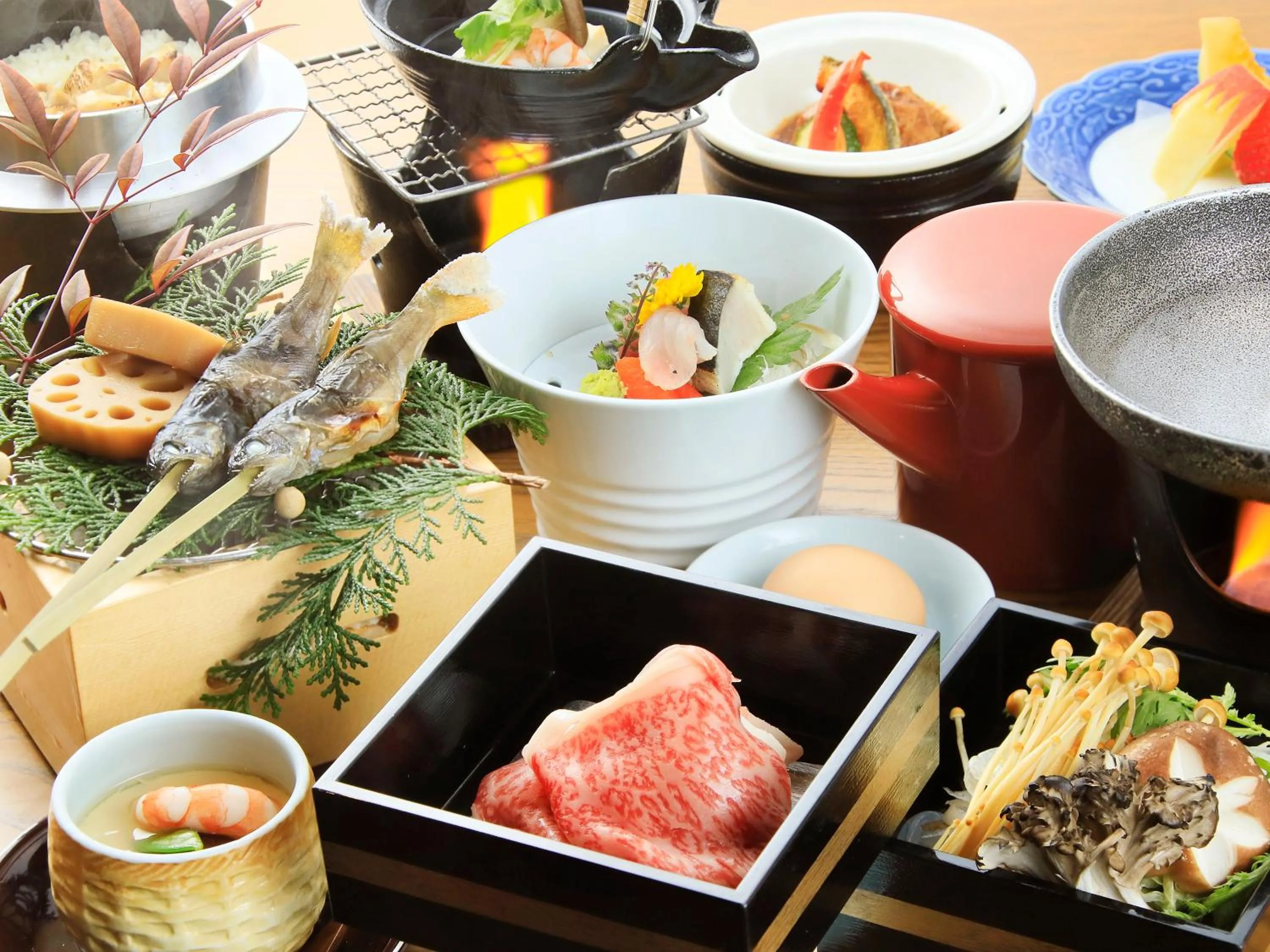 Dinner in Kishigon Ryokan