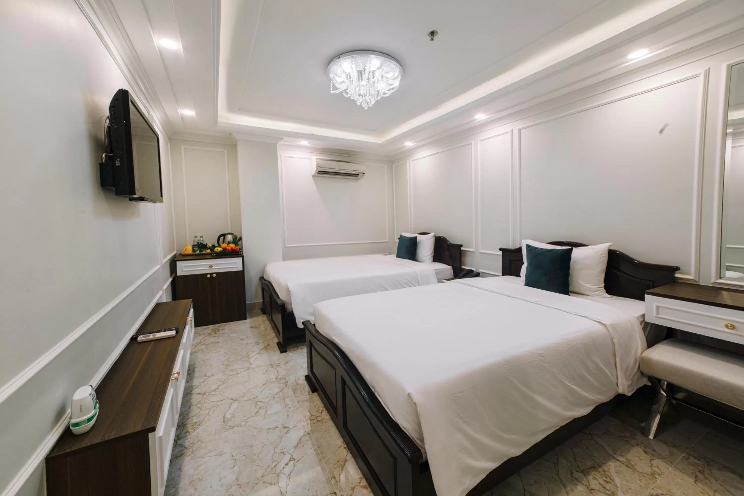 Bed in Saigon Hanoi Central Hotel