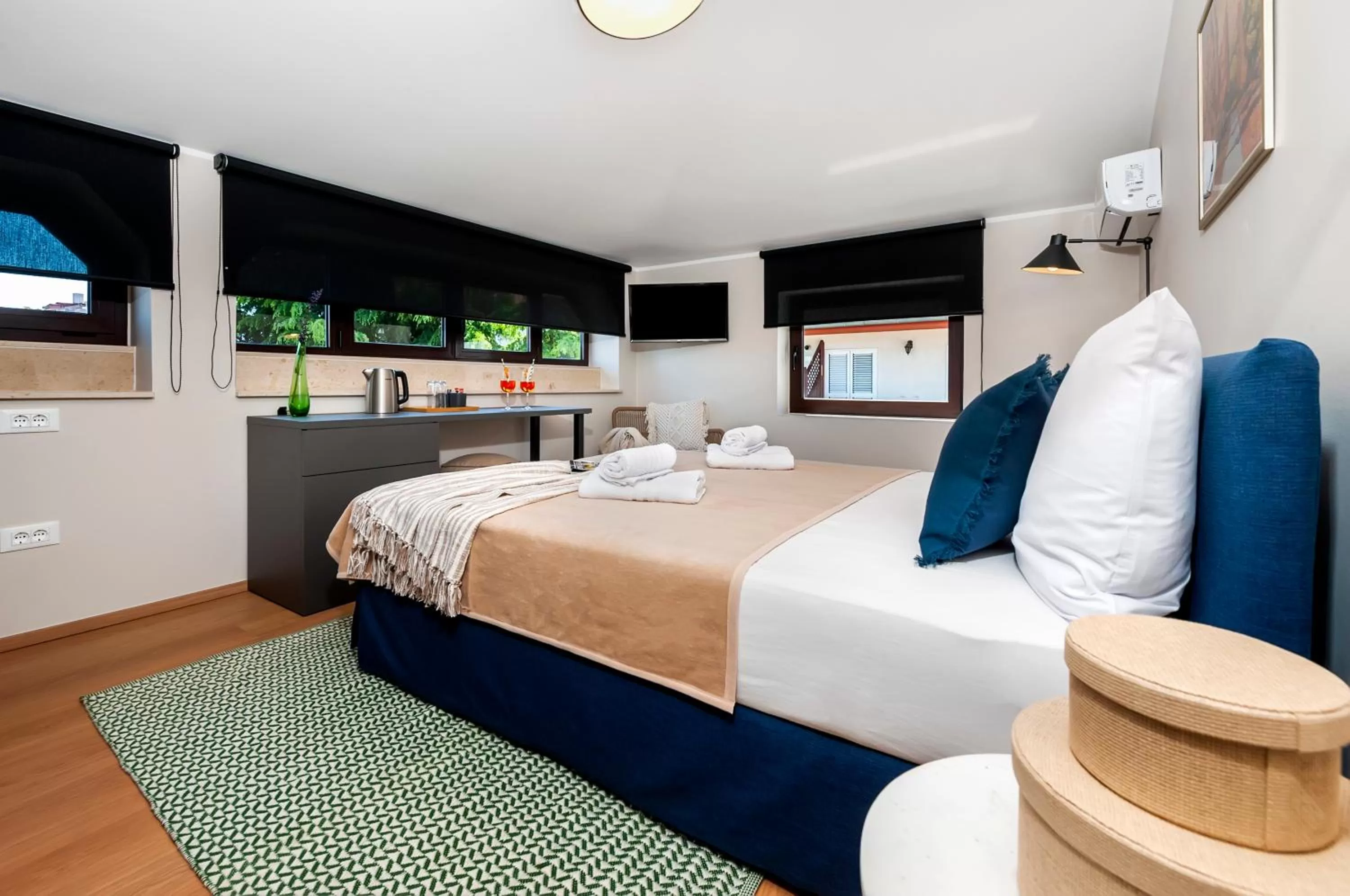 Bed in Sunset Residence Rovinj